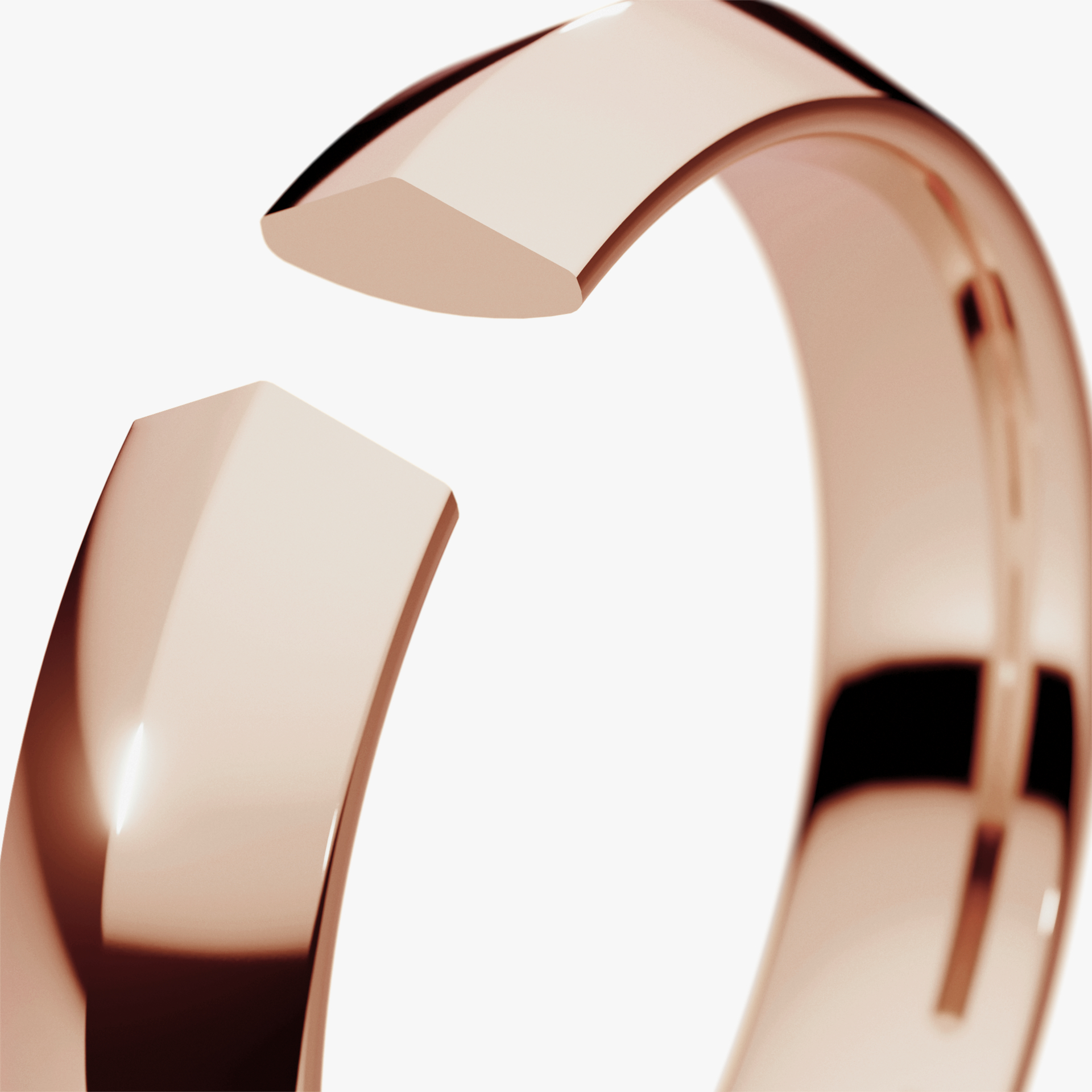 Obrączka ślubna Classica z różowego złota 4mm