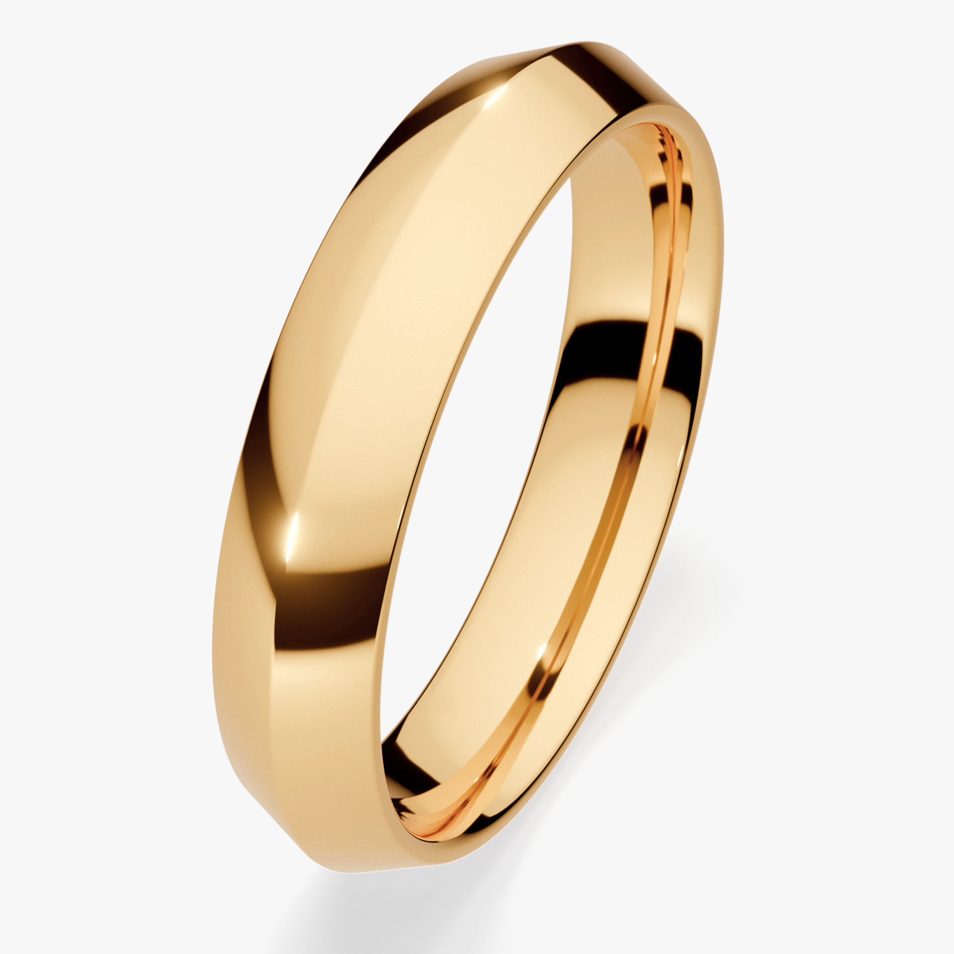 Obrączka ślubna Classica z żółtego złota 4mm