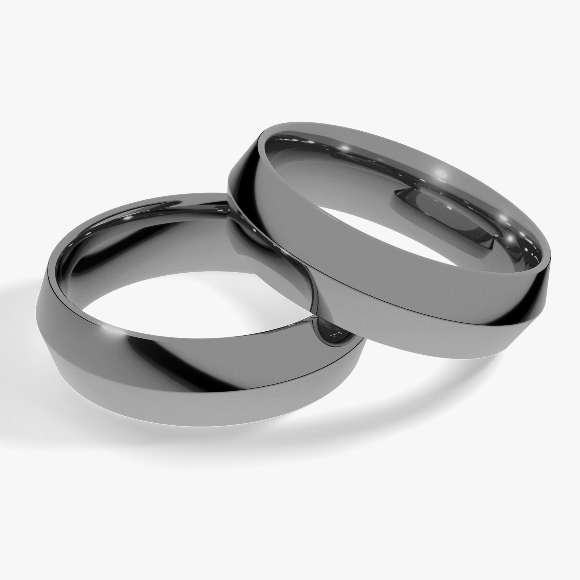 Obraczka slubna classica 5 5 mm z czarnego zlota 04