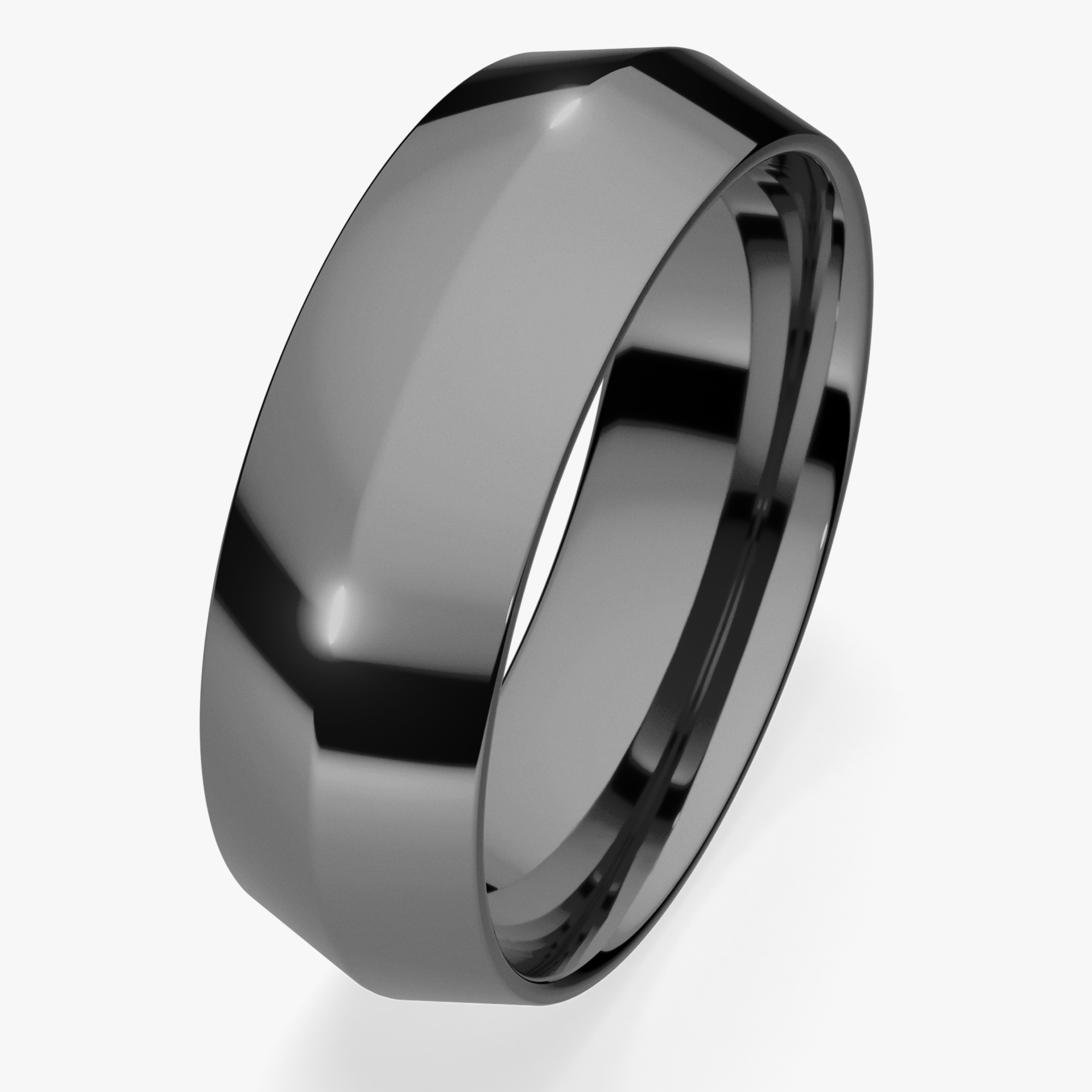 Obrączka ślubna Classica z czarnego złota 6mm