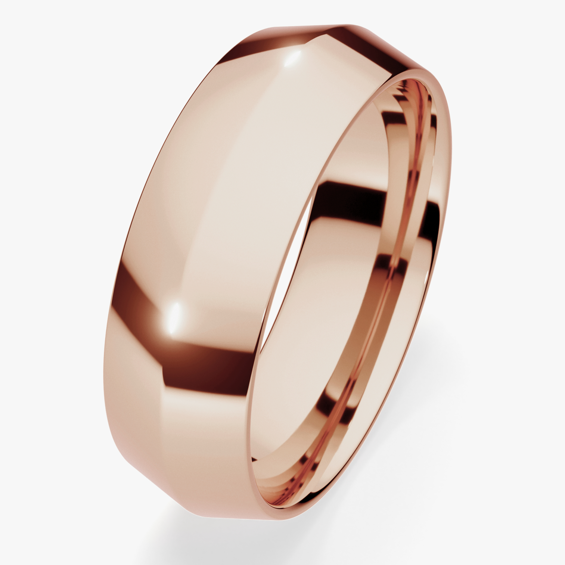 Obrączka ślubna Classica z różowego złota 6mm