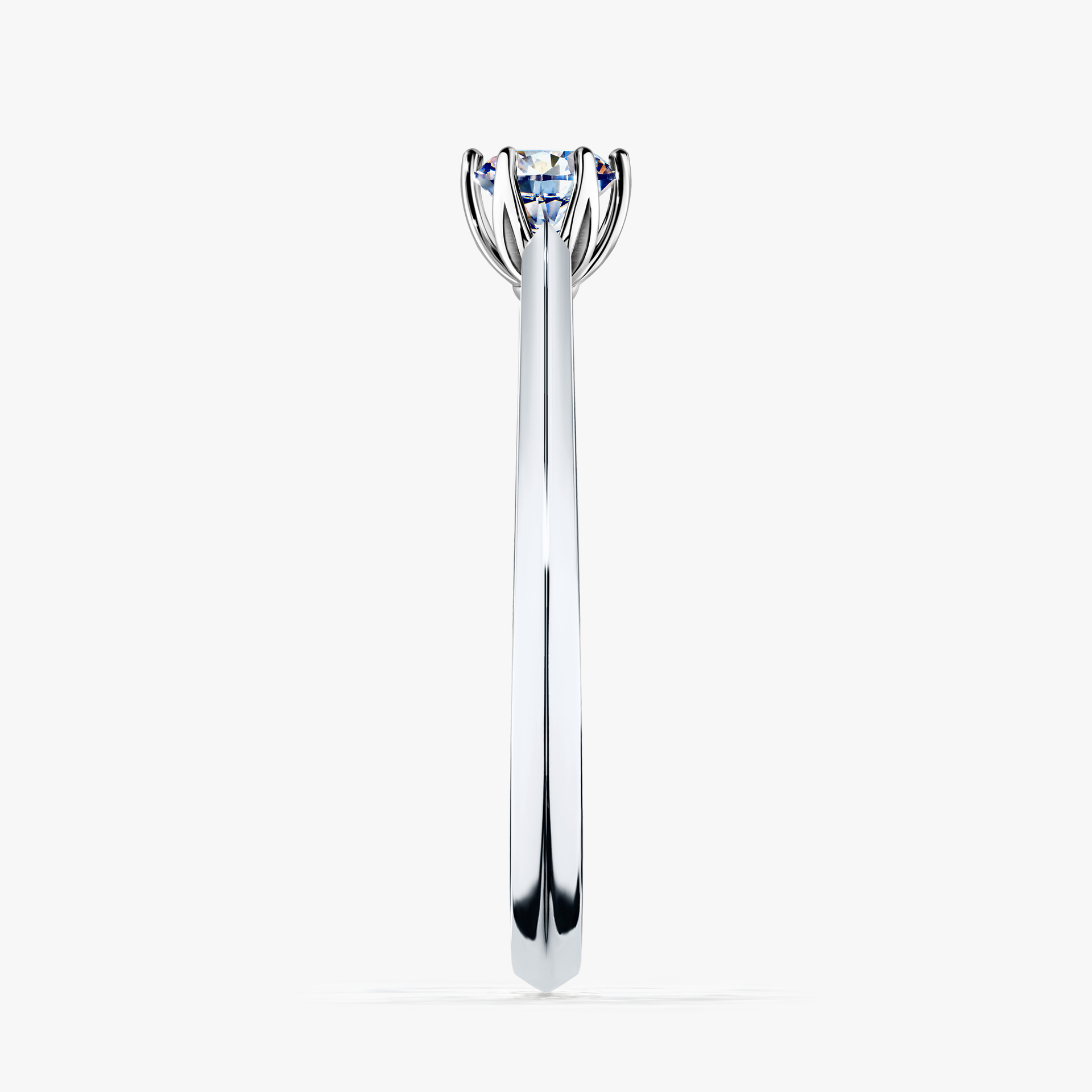 Pierścionek zaręczynowy My Daisy z białego złota z diamentem naturalnym 0,25ct
