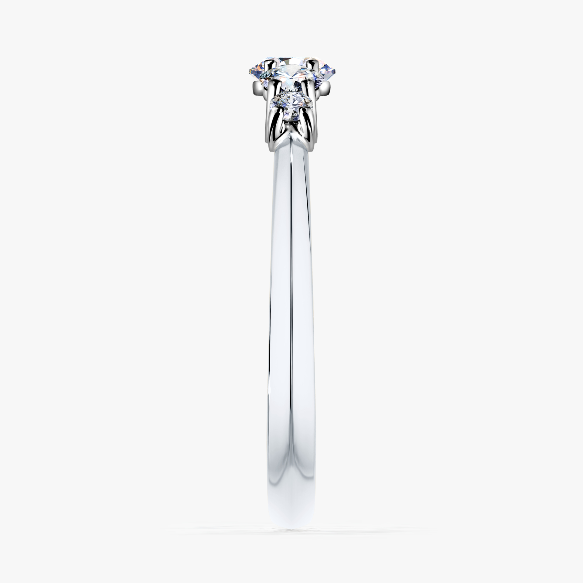 Pierścionek zaręczynowy My Darling z białego złota z diamentem laboratoryjnym 0,53ct