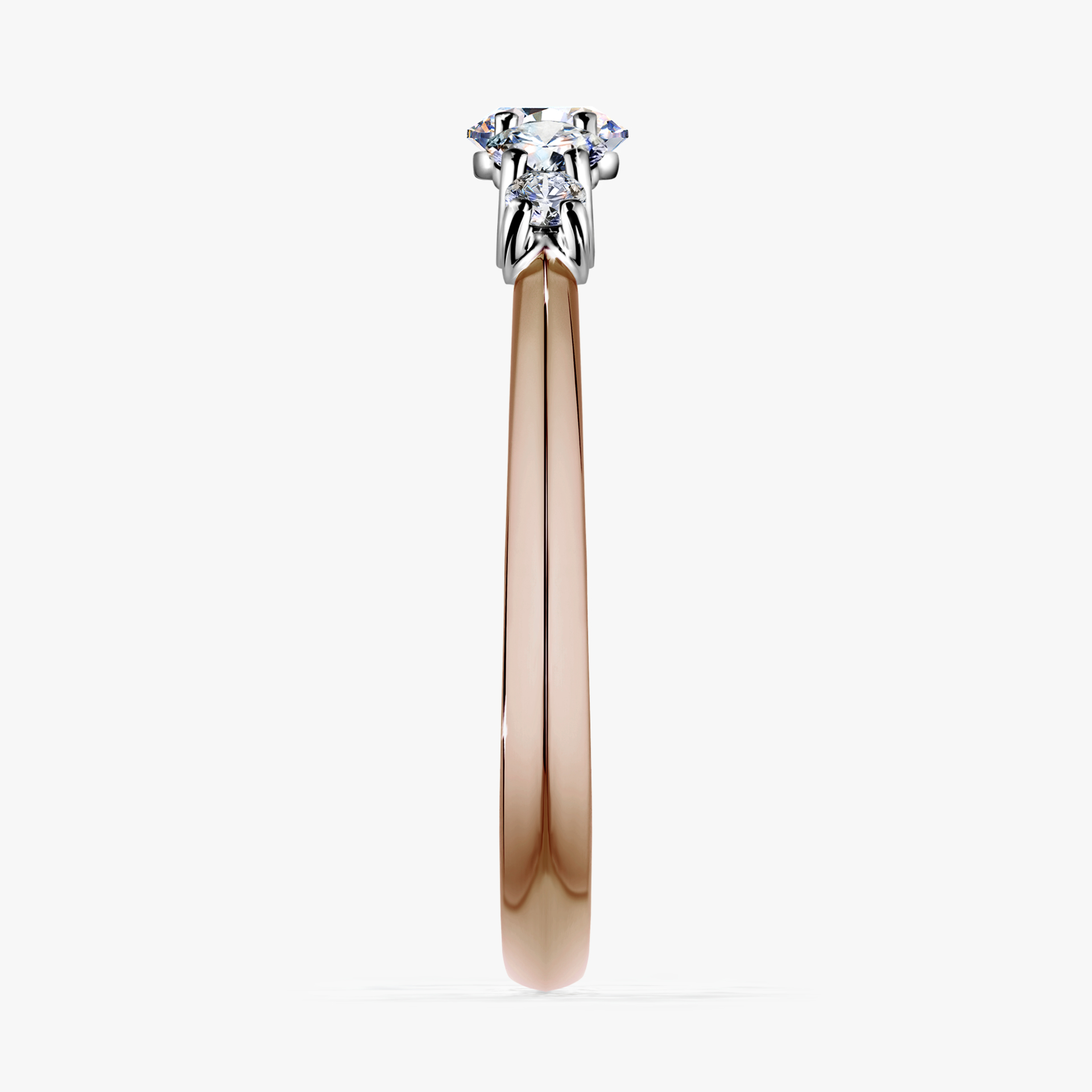 Pierścionek zaręczynowy My Darling z różowego złota z diamentem naturalnym 0,53ct