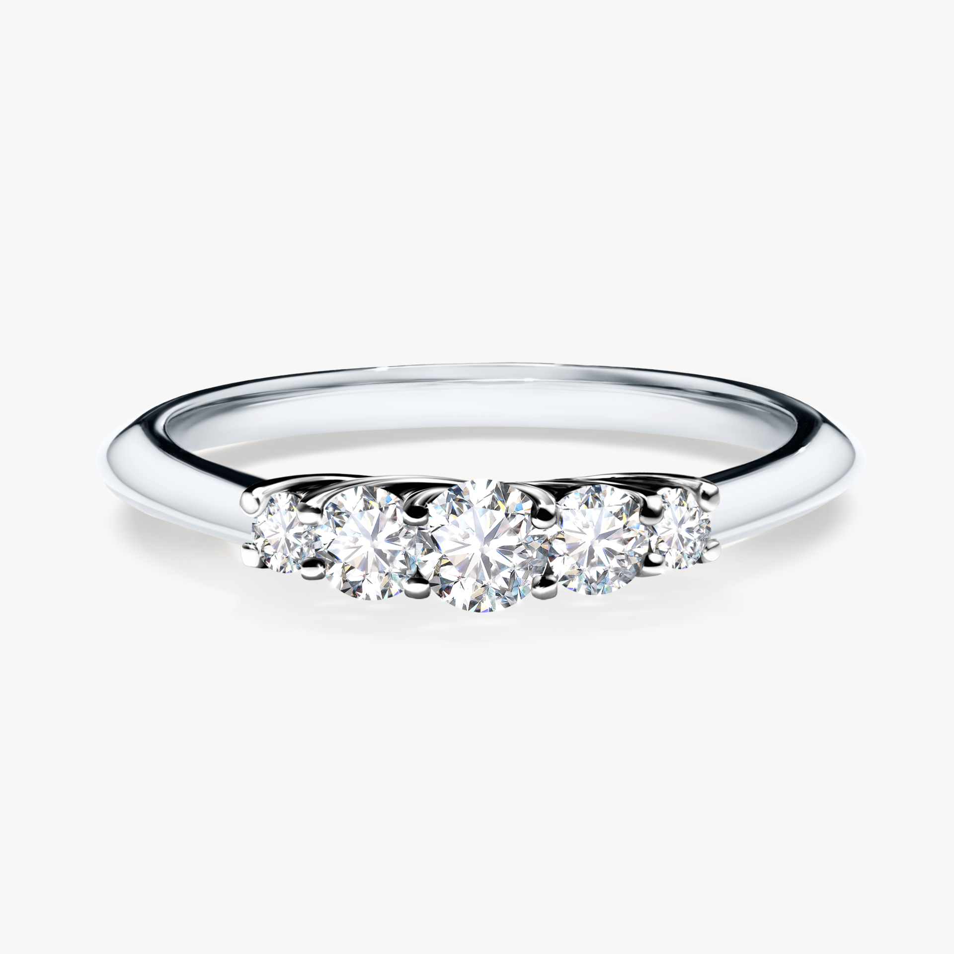 Pierścionek zaręczynowy My Darling z białego złota z diamentem laboratoryjnym 0,22ct