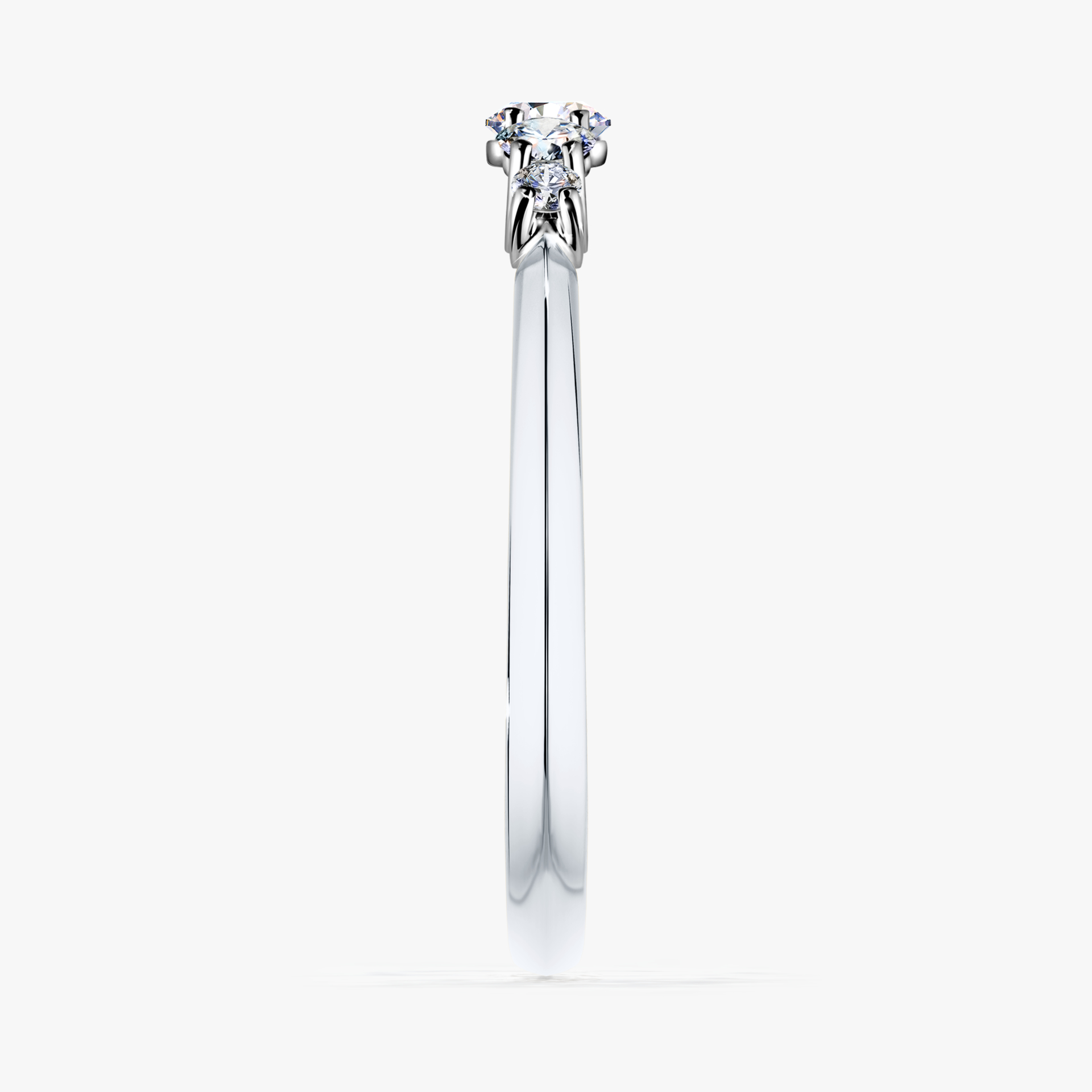 Pierścionek zaręczynowy My Darling z białego złota z diamentem laboratoryjnym 0,22ct