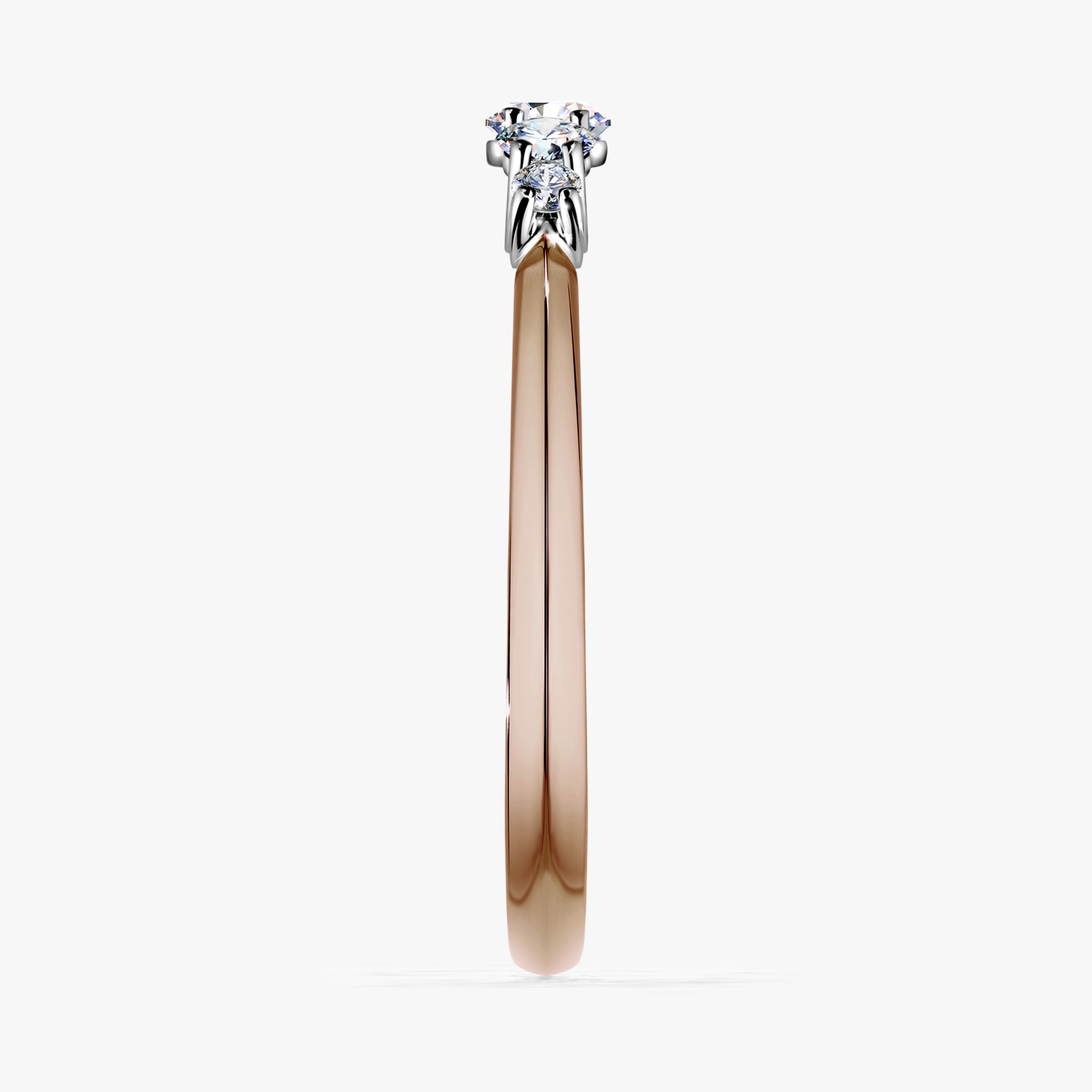Pierścionek zaręczynowy My Darling z różowego złota z diamentem laboratoryjnym 0,22ct