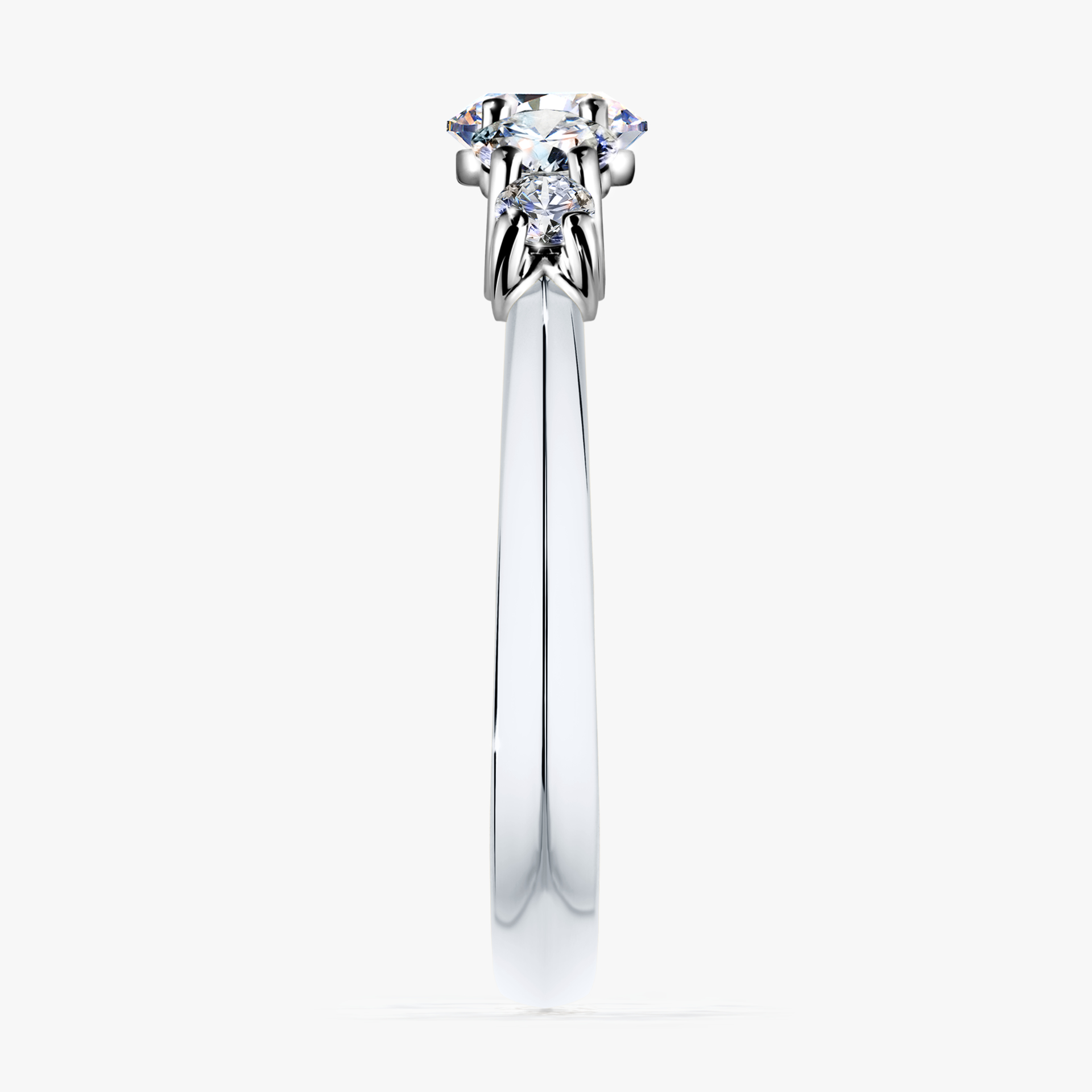 Pierścionek zaręczynowy My Darling z białego złota z diamentem laboratoryjnym 0,96ct