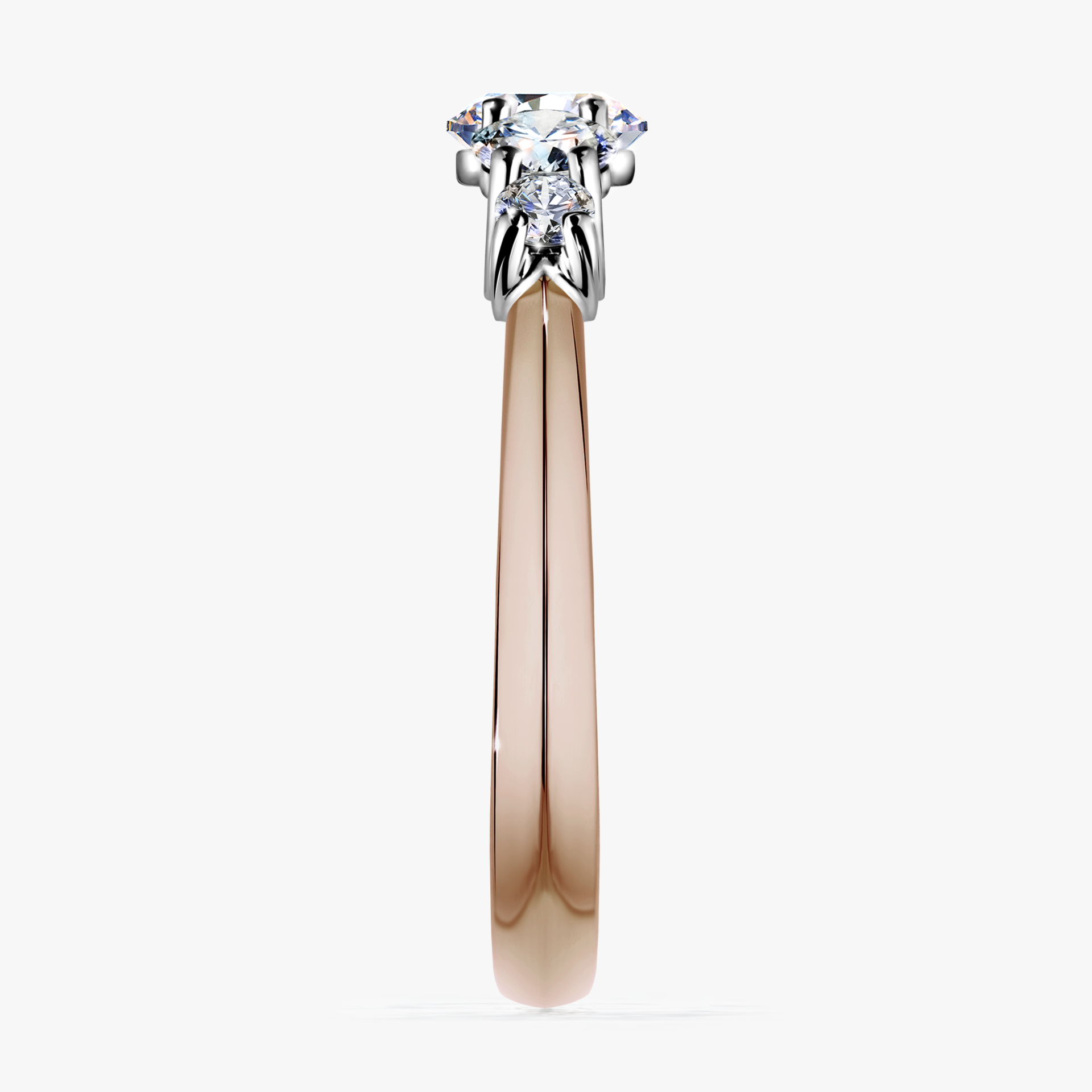 Pierścionek zaręczynowy My Darling z różowego złota z diamentem naturalnym 0,96ct