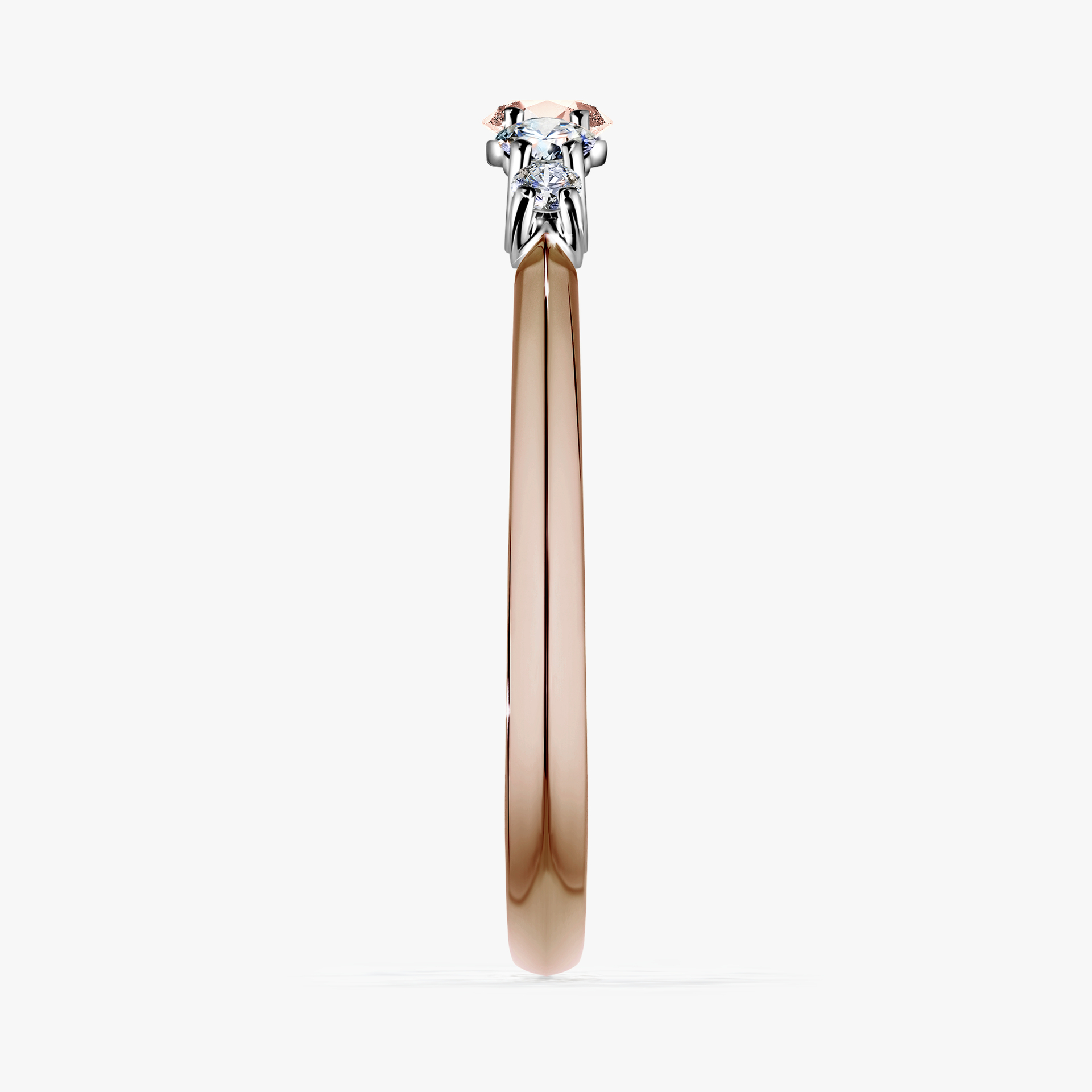 Pierścionek zaręczynowy My Darling z różowego złota z morganitem 0,22ct