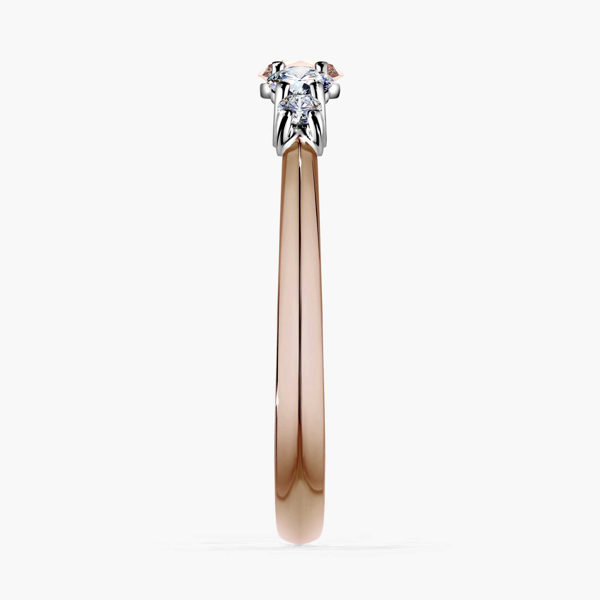 Pierścionek zaręczynowy My Darling z różowego złota z morganitem 0,53ct