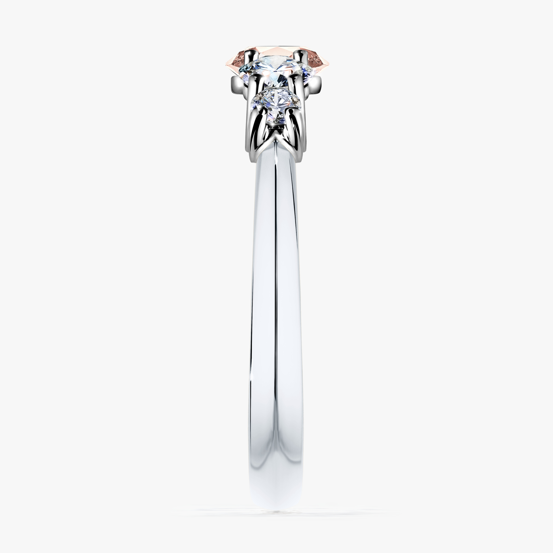 Pierścionek zaręczynowy My Darling z białego złota z morganitem 0,96ct