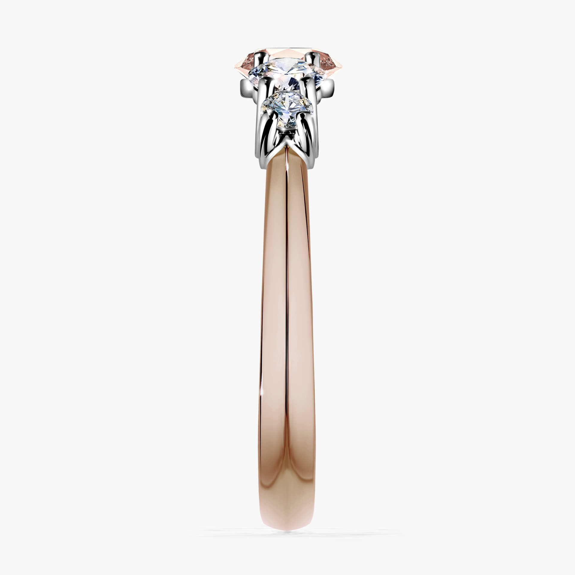 Pierścionek zaręczynowy My Darling z różowego złota z morganitem 0,96ct