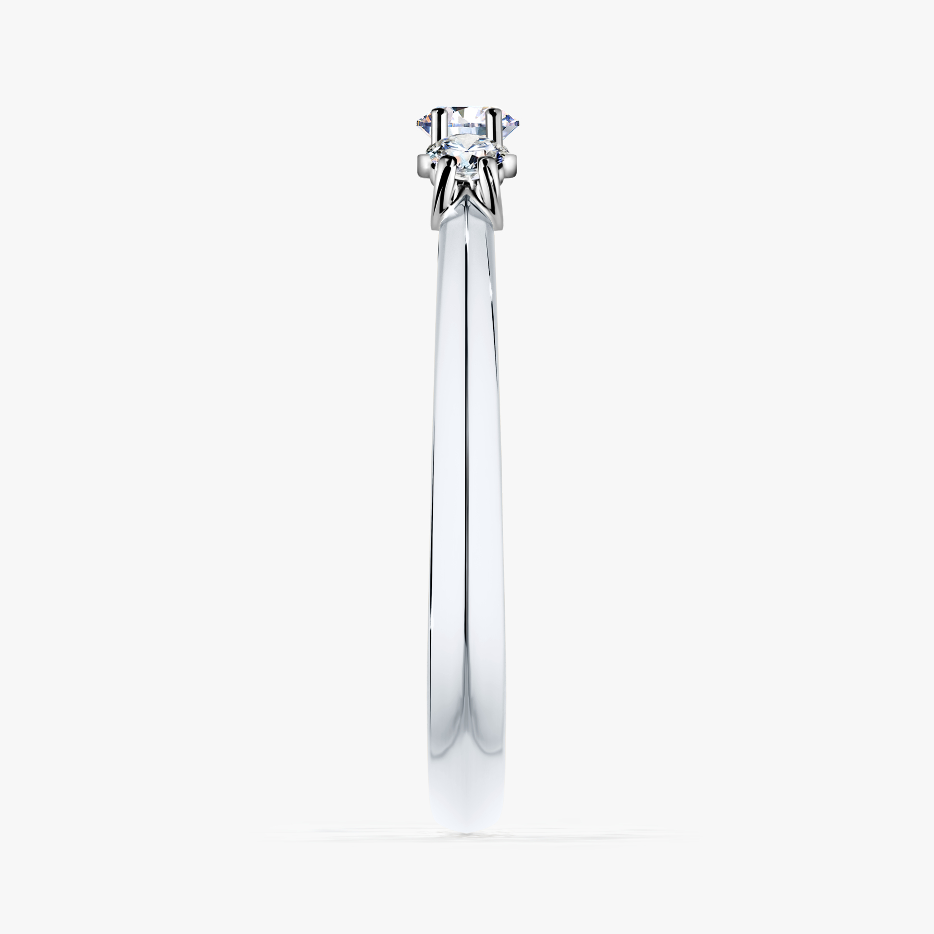 Pierścionek zaręczynowy My Honey z białego złota z diamentem naturalnym 0,16ct