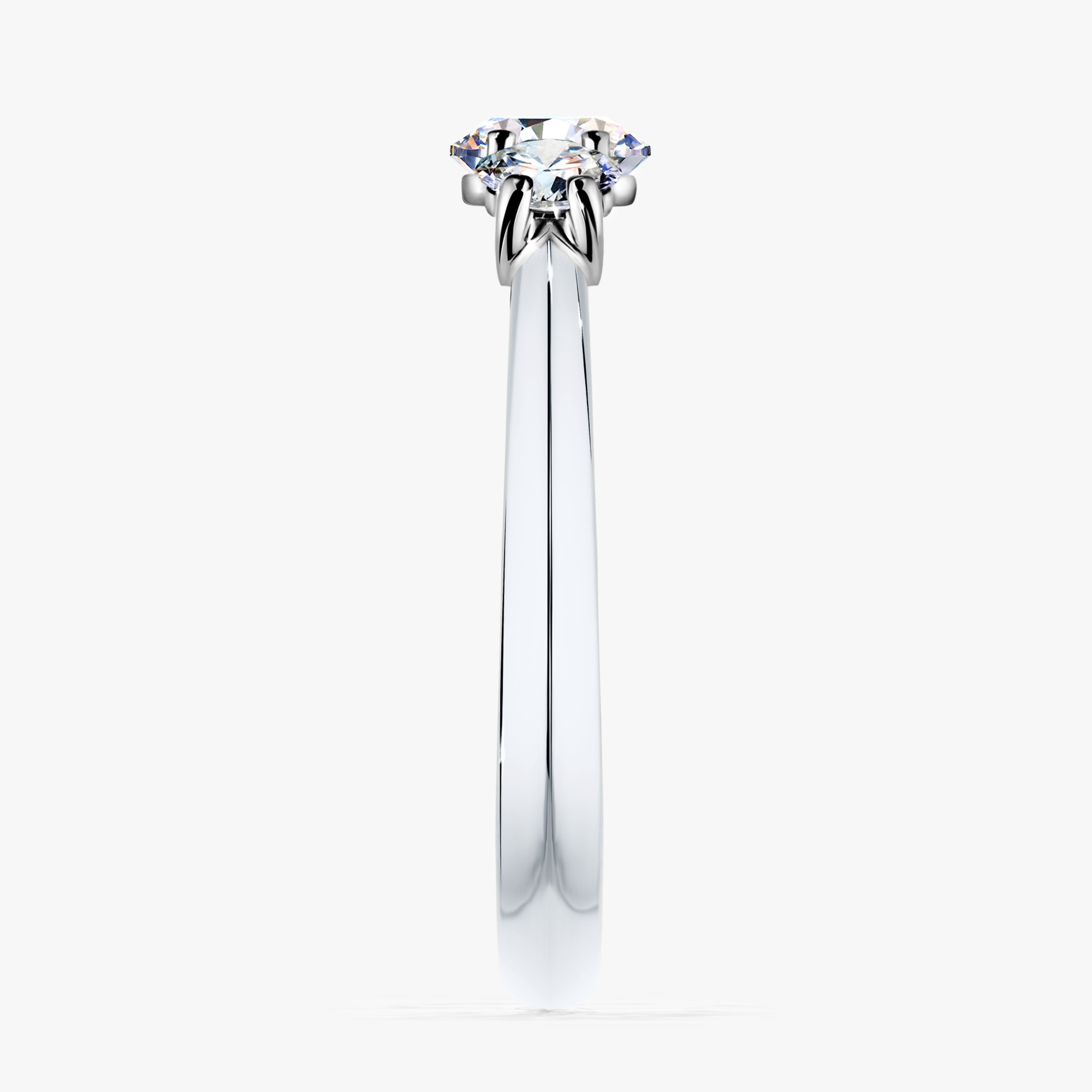 Pierścionek zaręczynowy My Honey z białego złota z diamentem naturalnym 0,84ct
