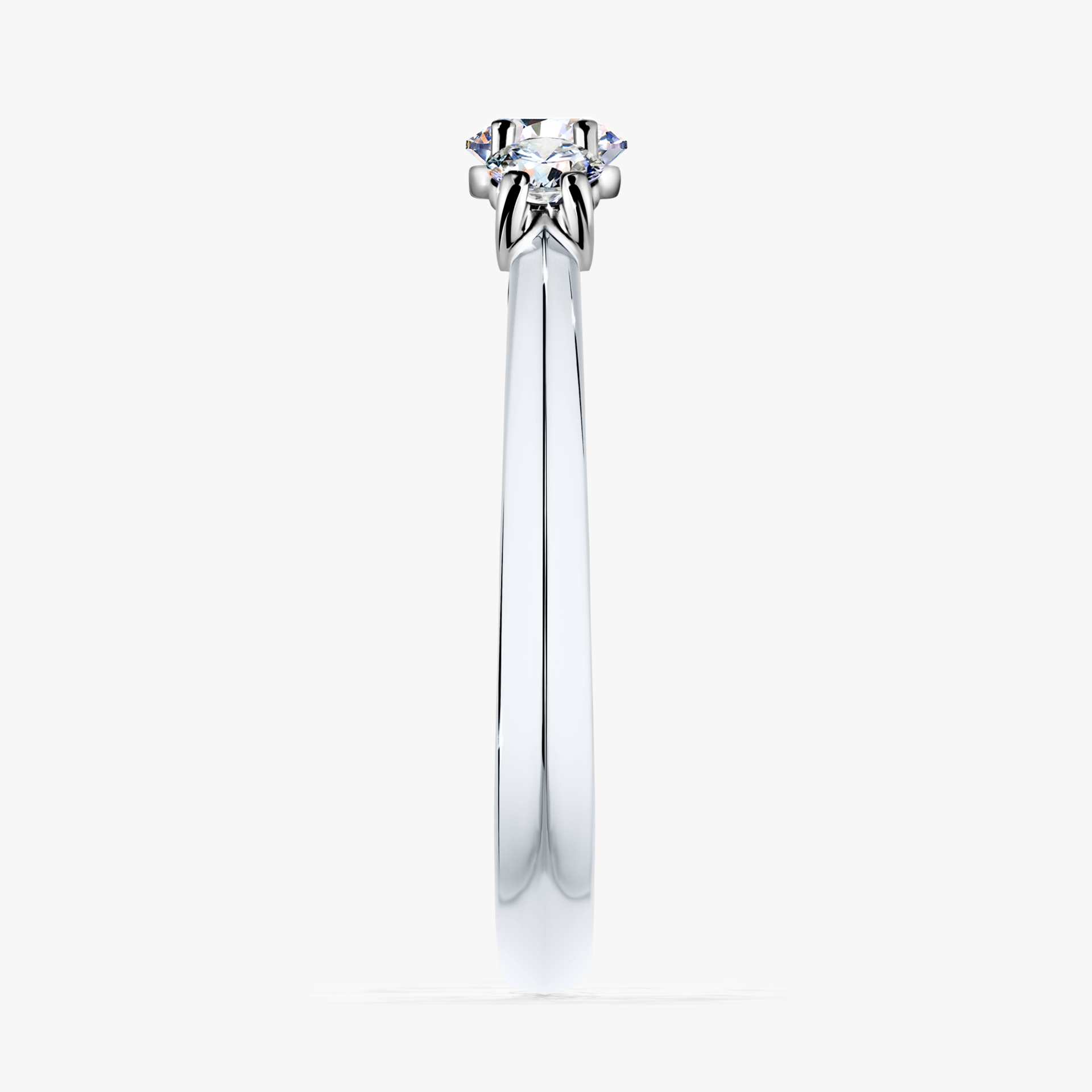 Pierścionek zaręczynowy My Honey z białego złota z diamentem laboratoryjnym 0,45ct