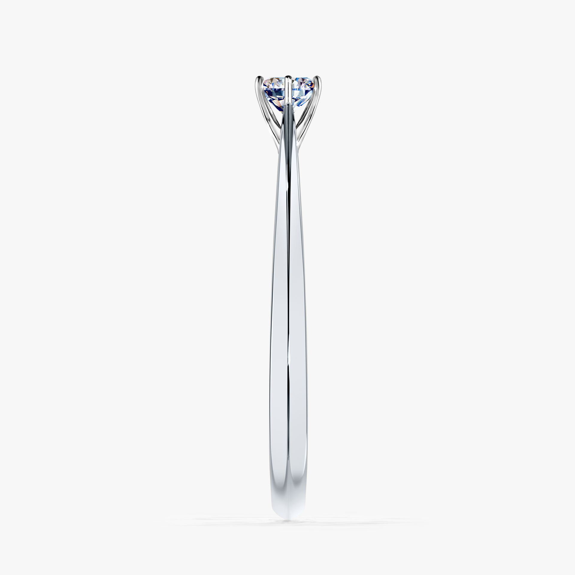Pierścionek zaręczynowy My Love z białego złota z diamentem laboratoryjnym 0,17ct