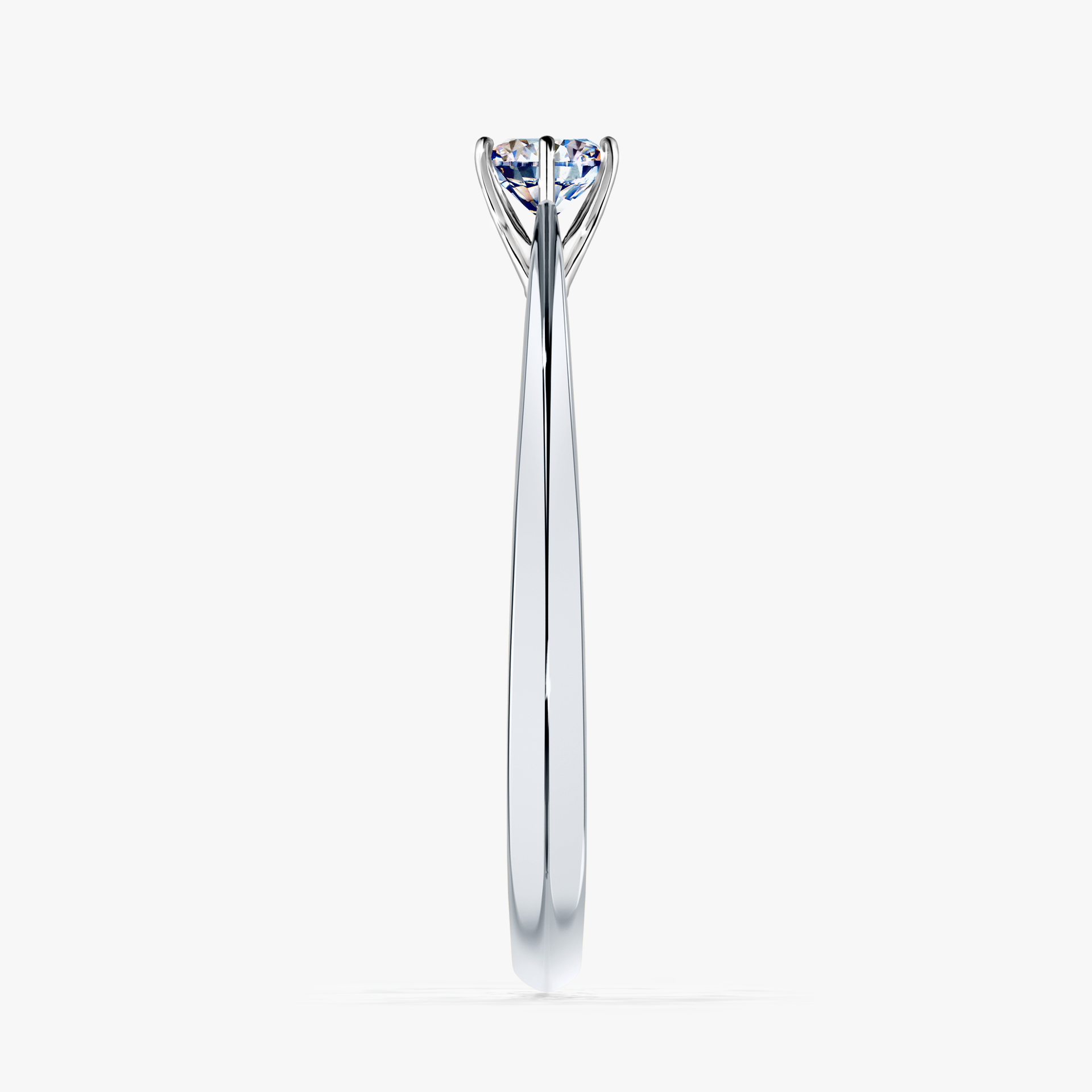 Pierścionek zaręczynowy My Love z białego złota z diamentem laboratoryjnym 0,25ct