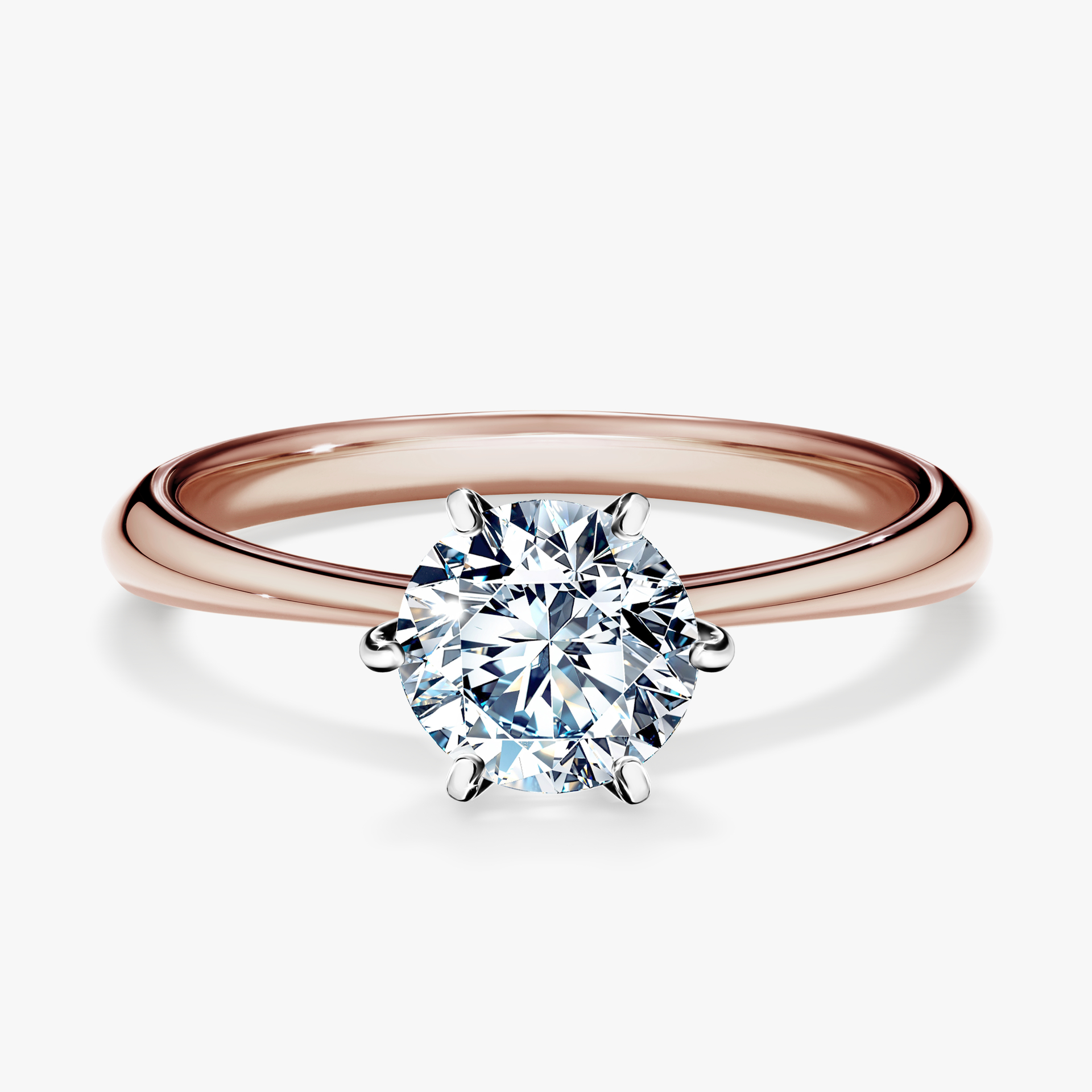 Pierścionek zaręczynowy My Love z różowego złota z diamentem laboratoryjnym 1,00ct