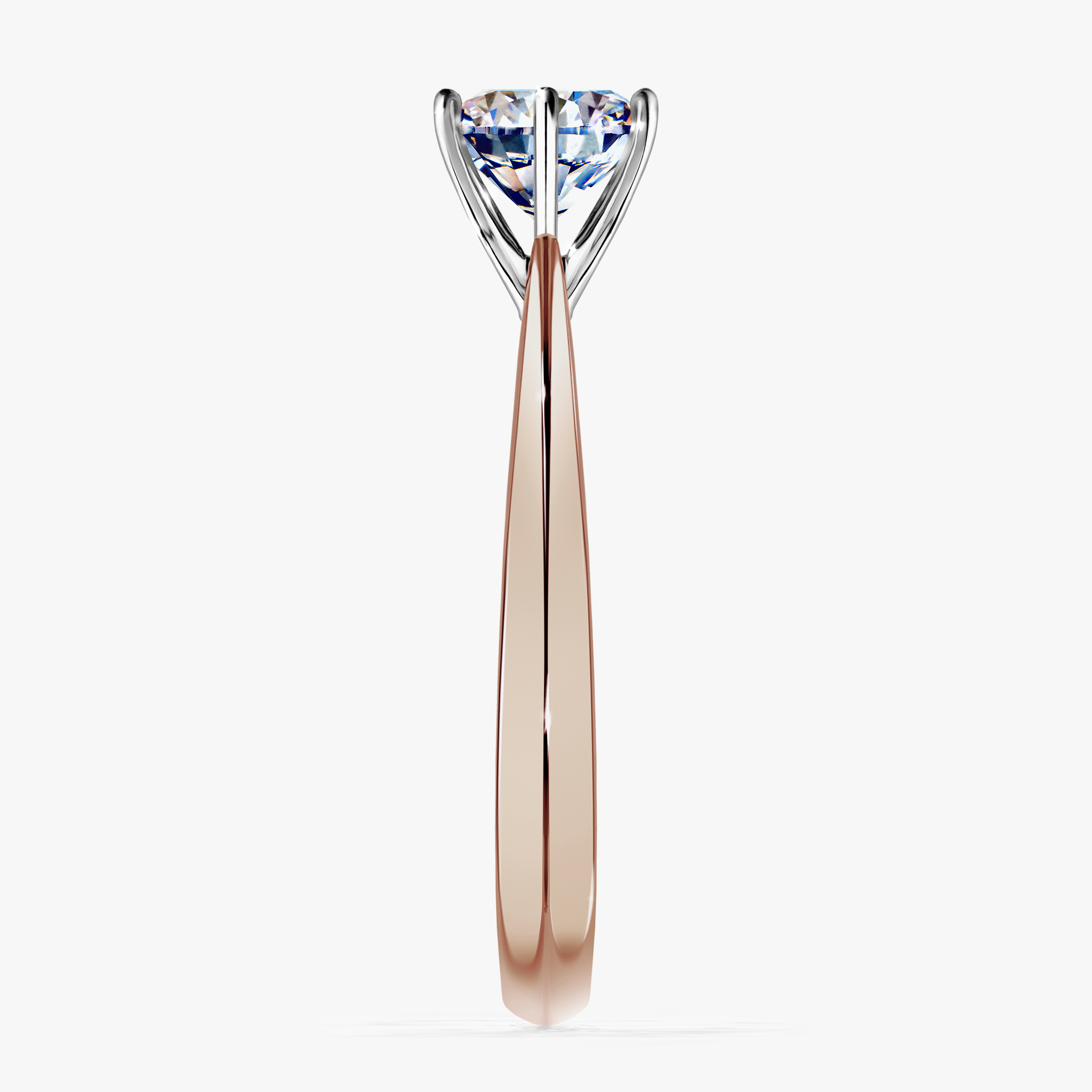 Pierścionek zaręczynowy My Love z różowego złota z diamentem laboratoryjnym 1,00ct