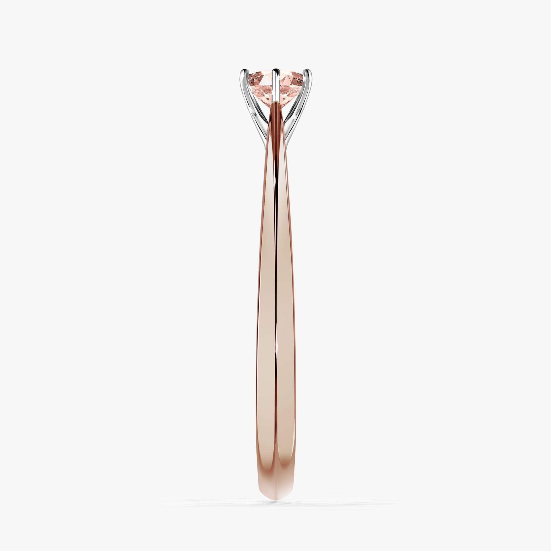 Pierścionek zaręczynowy My Love z różowego złota z morganitem 0,25ct