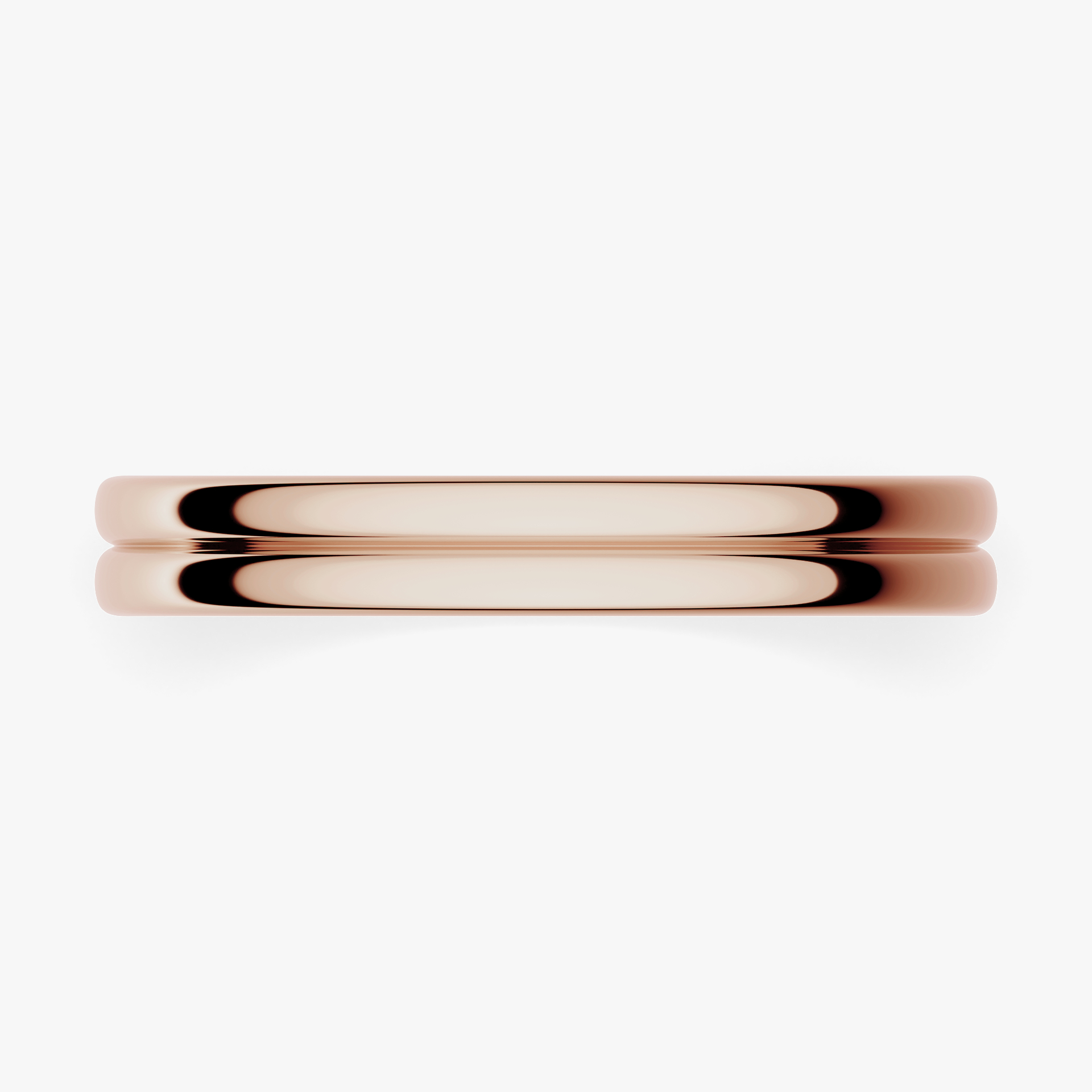 Obrączka ślubna Modern 1 z różowego złota 3mm