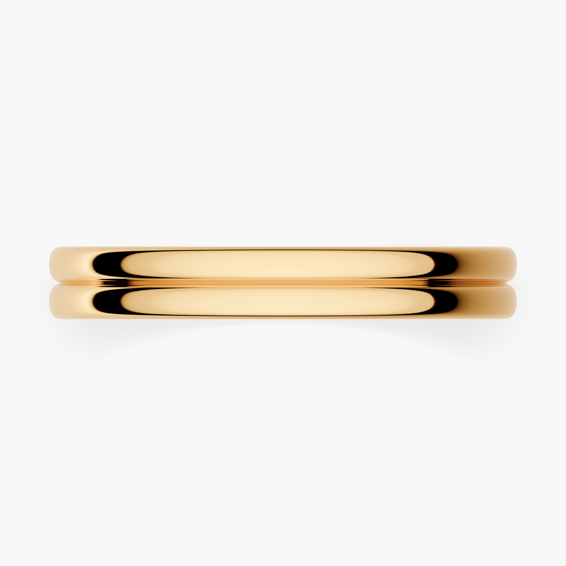 Obrączka ślubna Modern 1 z żółtego złota 3mm
