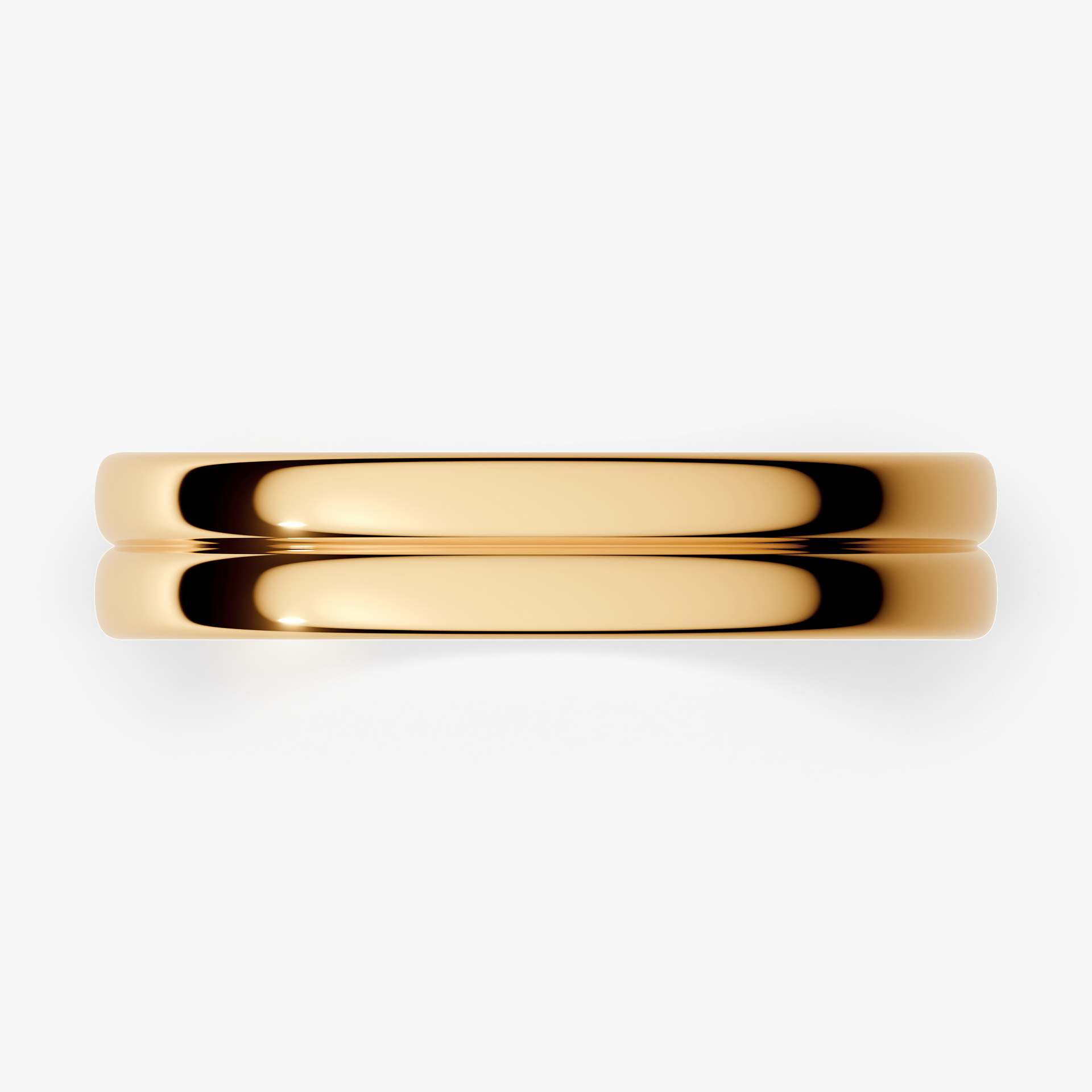 Obrączka ślubna Modern 1 z żółtego złota 4mm