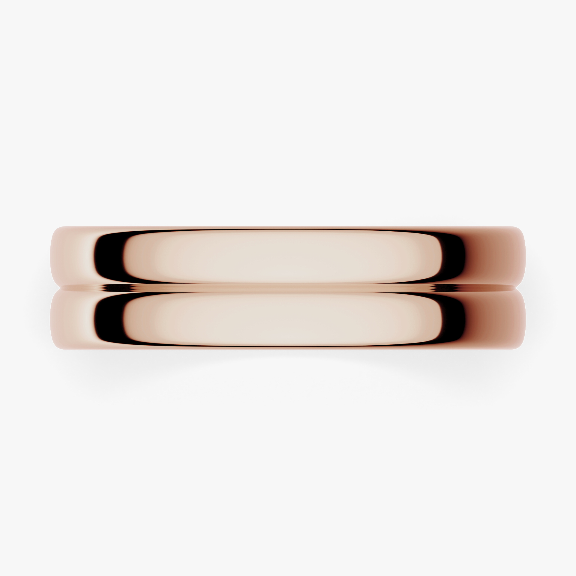 Obrączka ślubna Modern 1 z różowego złota 5mm