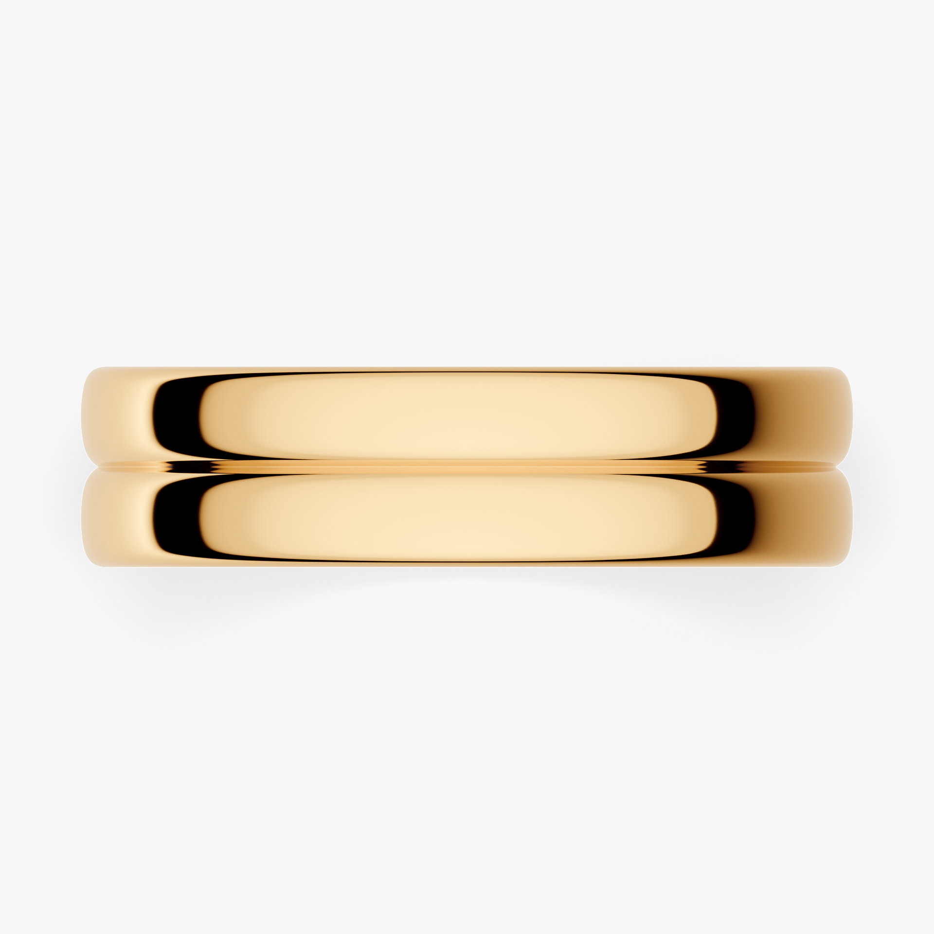 Obrączka ślubna Modern 1 z żółtego złota 5mm