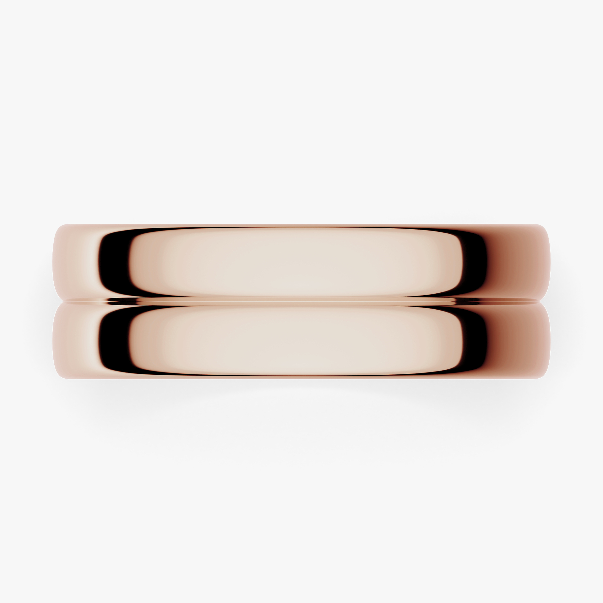 Obrączka ślubna Modern 1 z różowego złota 6mm
