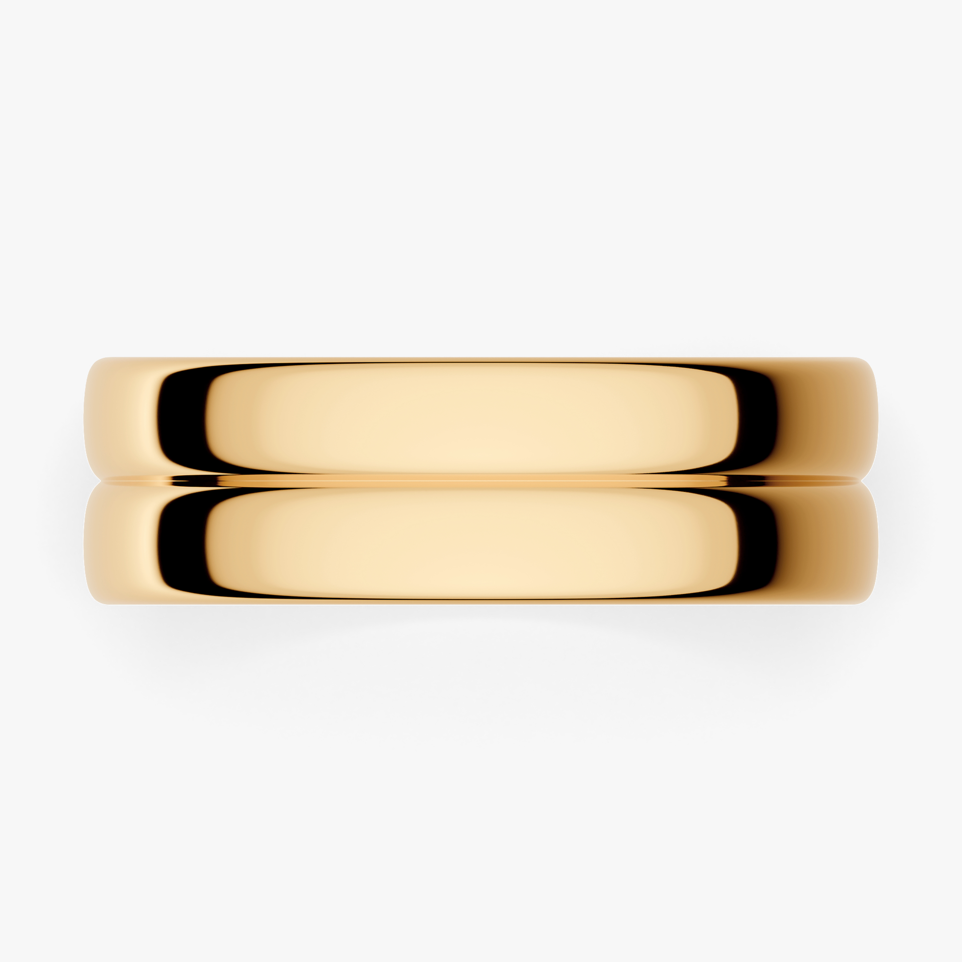 Obrączka ślubna Modern 1 z żółtego złota 6mm