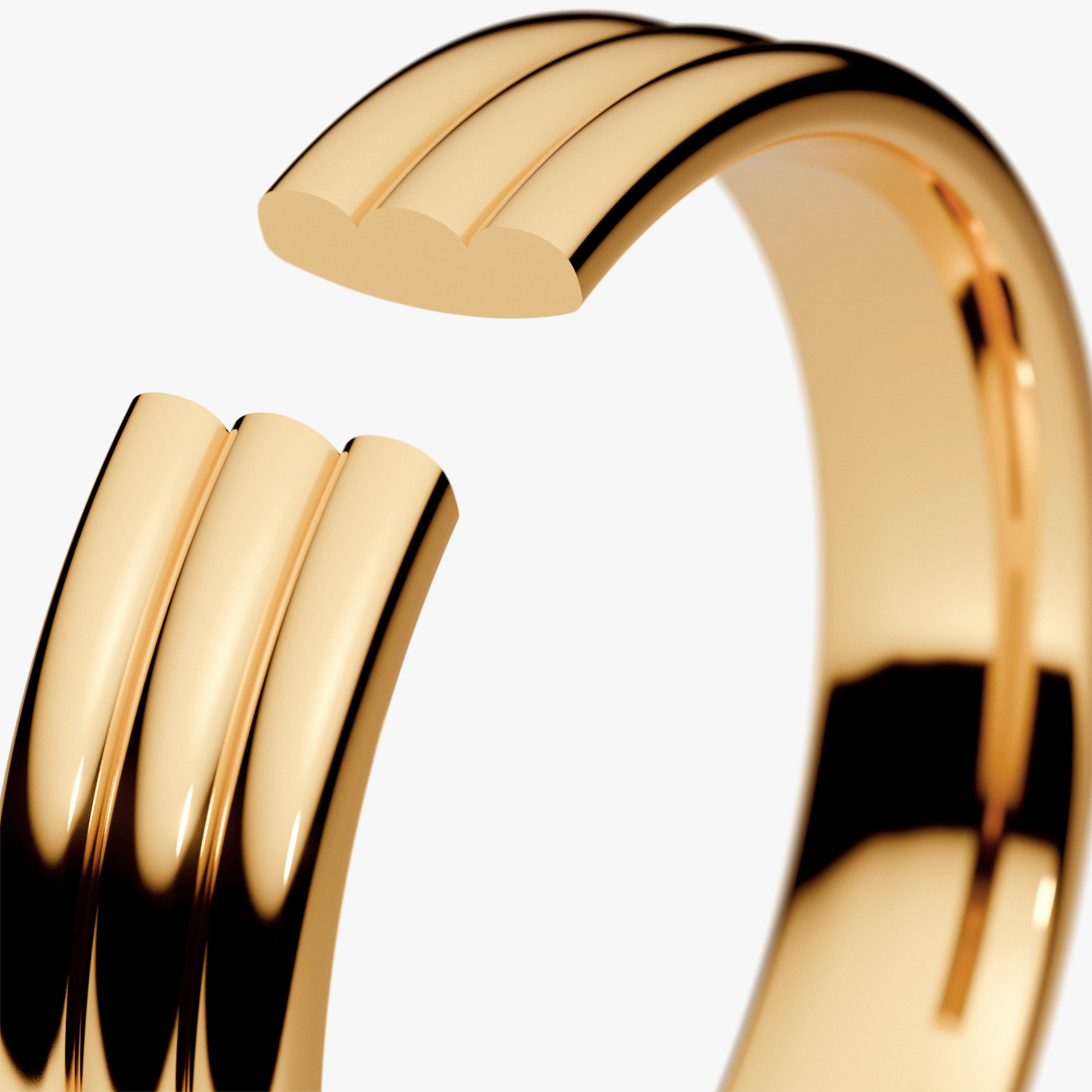 Obrączka ślubna Modern 2 z żółtego złota 4mm