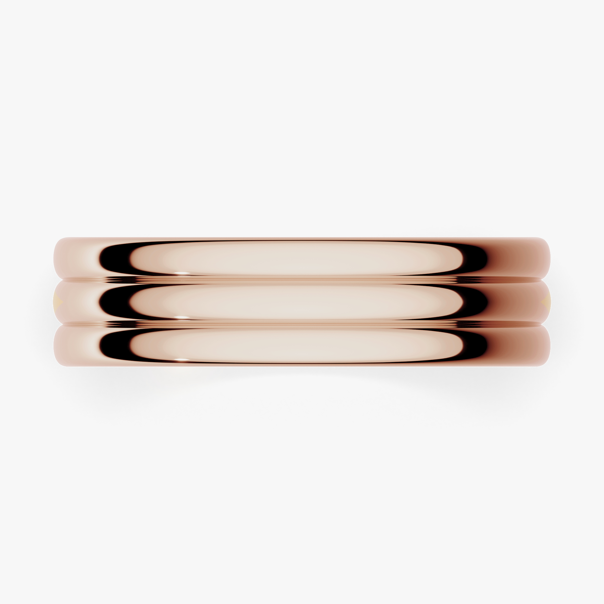Obrączka ślubna Modern 2 z różowego złota 5mm