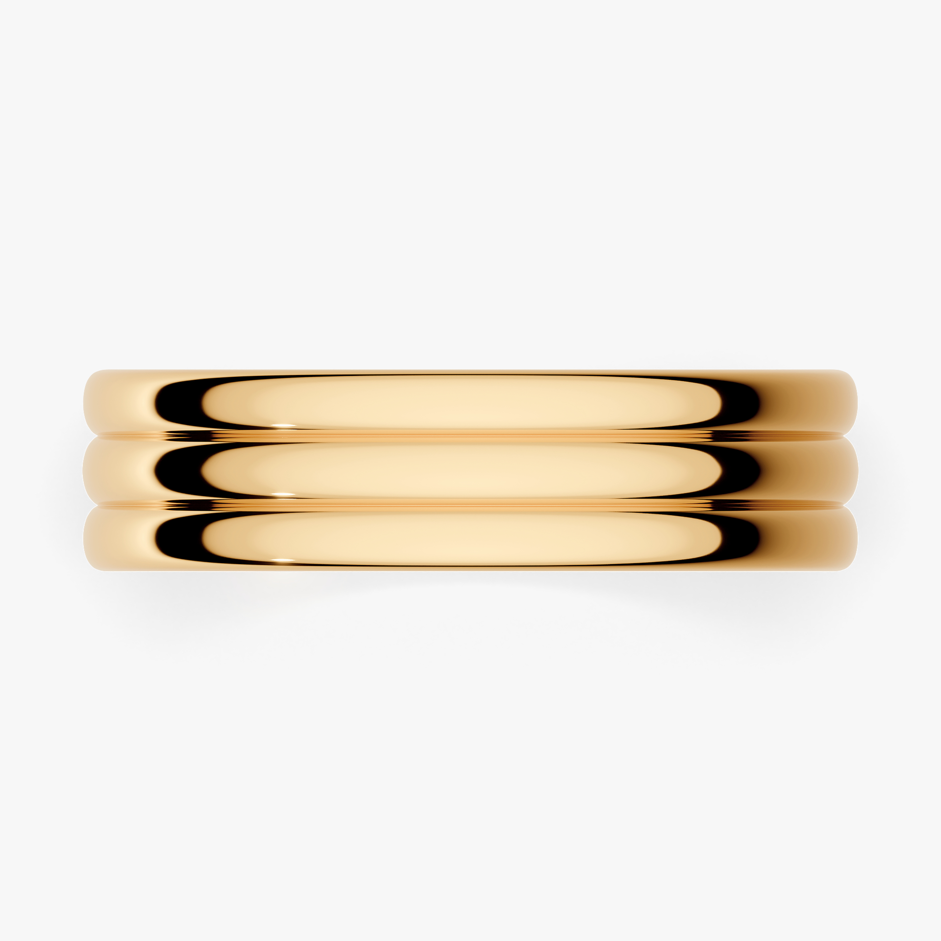 Obrączka ślubna Modern 2 z żółtego złota 5mm