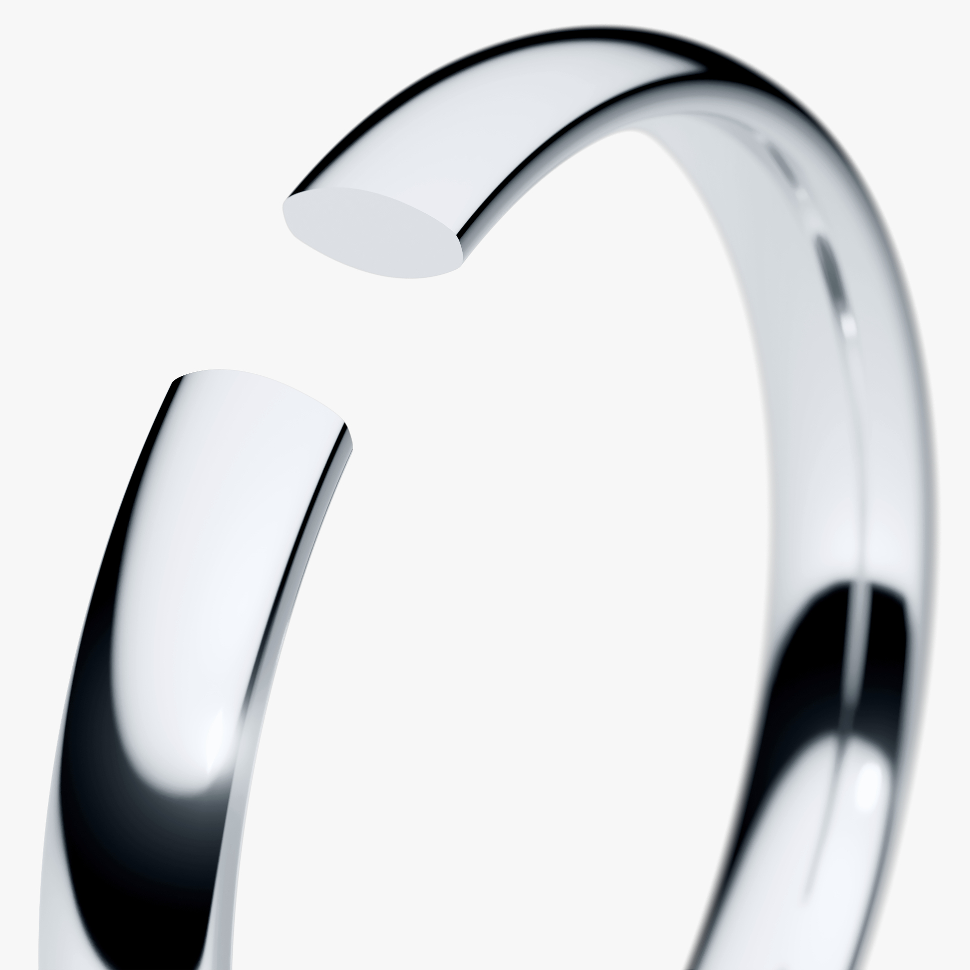 Obrączka ślubna Regular z białego złota 2,5mm