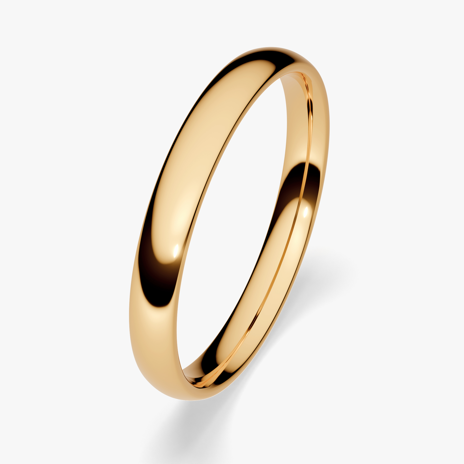 Obrączka ślubna Regular z żółtego złota 2,5mm
