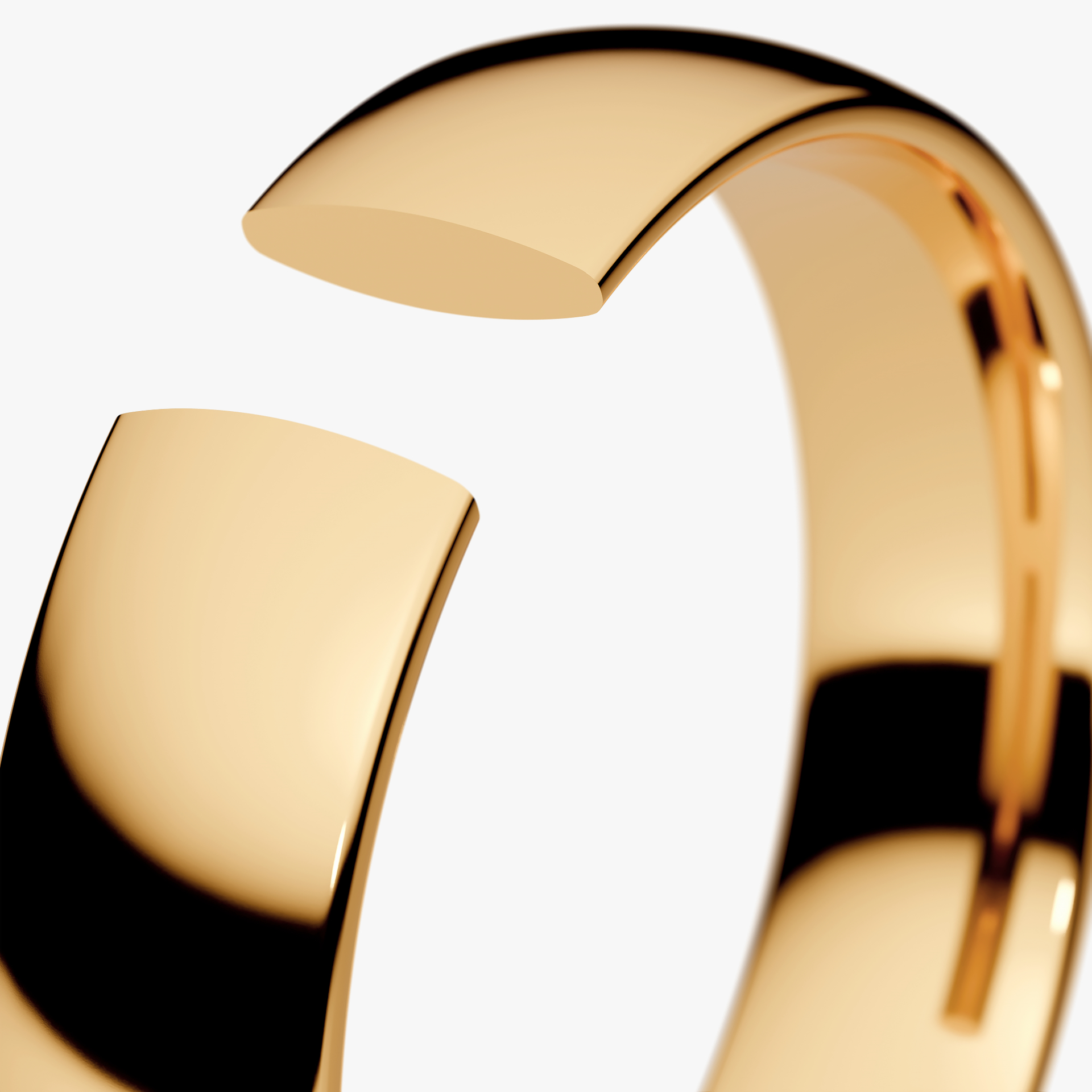 Obrączka ślubna Regular z żółtego złota 4,5mm