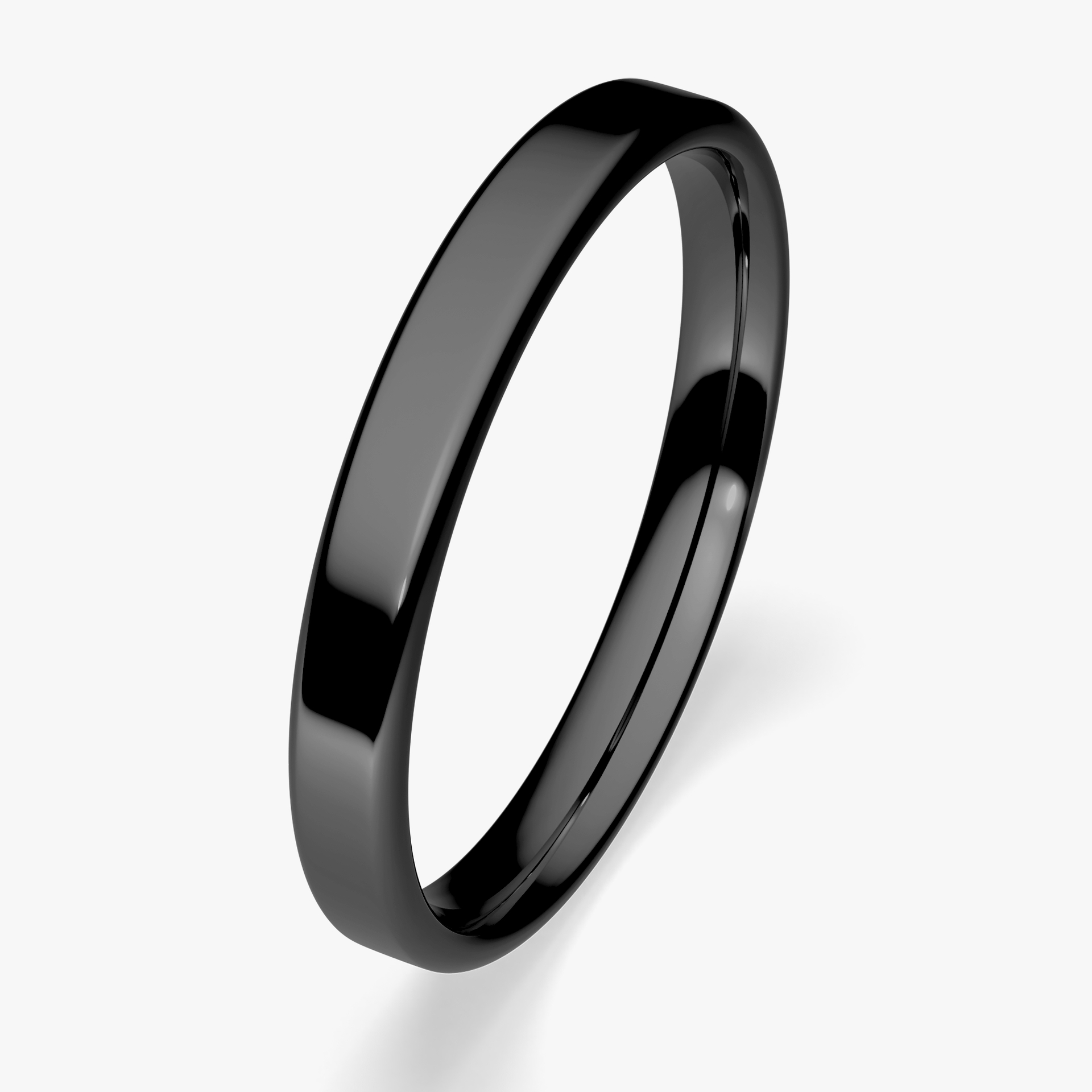Obrączka ślubna Urban z czarnego złota 2,5mm