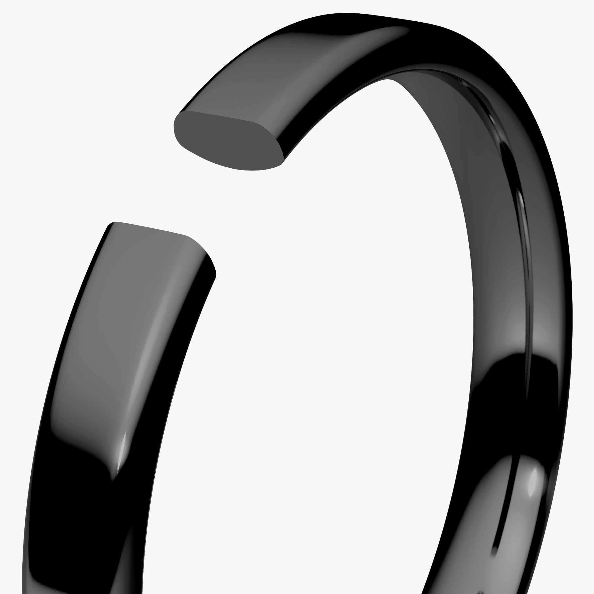 Obrączka ślubna Urban z czarnego złota 2,5mm