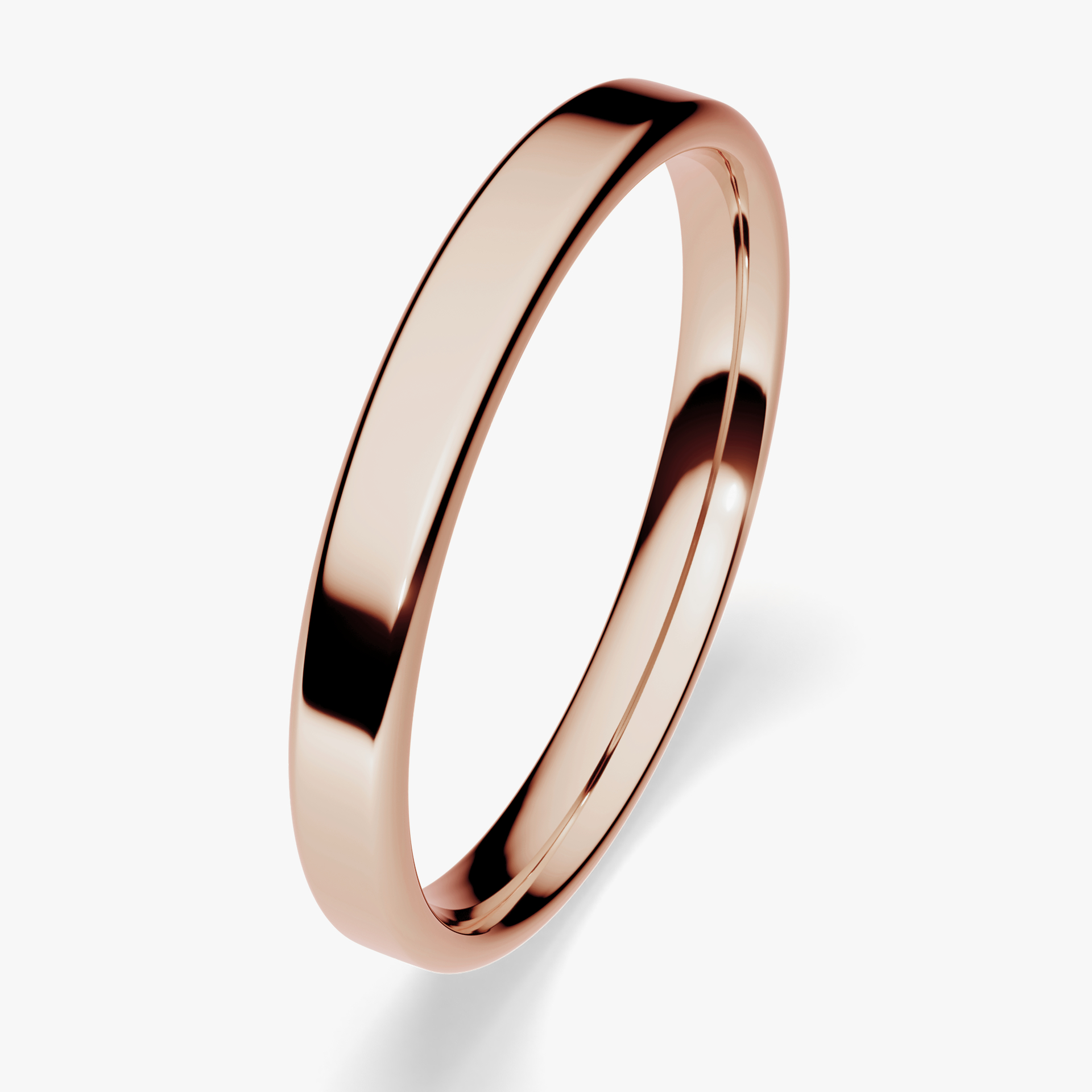 Obrączka ślubna Urban z różowego złota 2,5mm