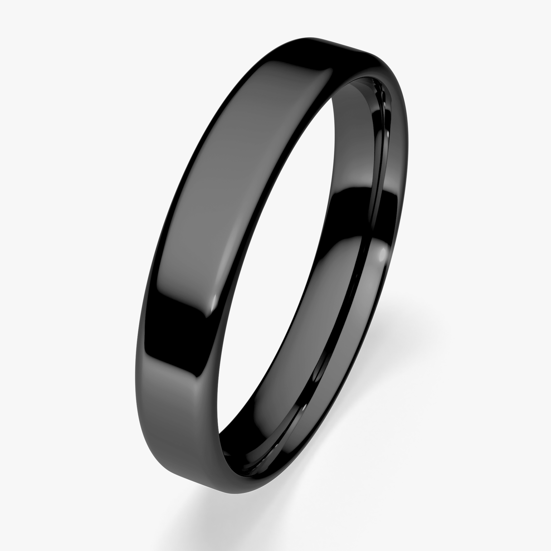 Obrączka ślubna Urban z czarnego złota 3,5mm