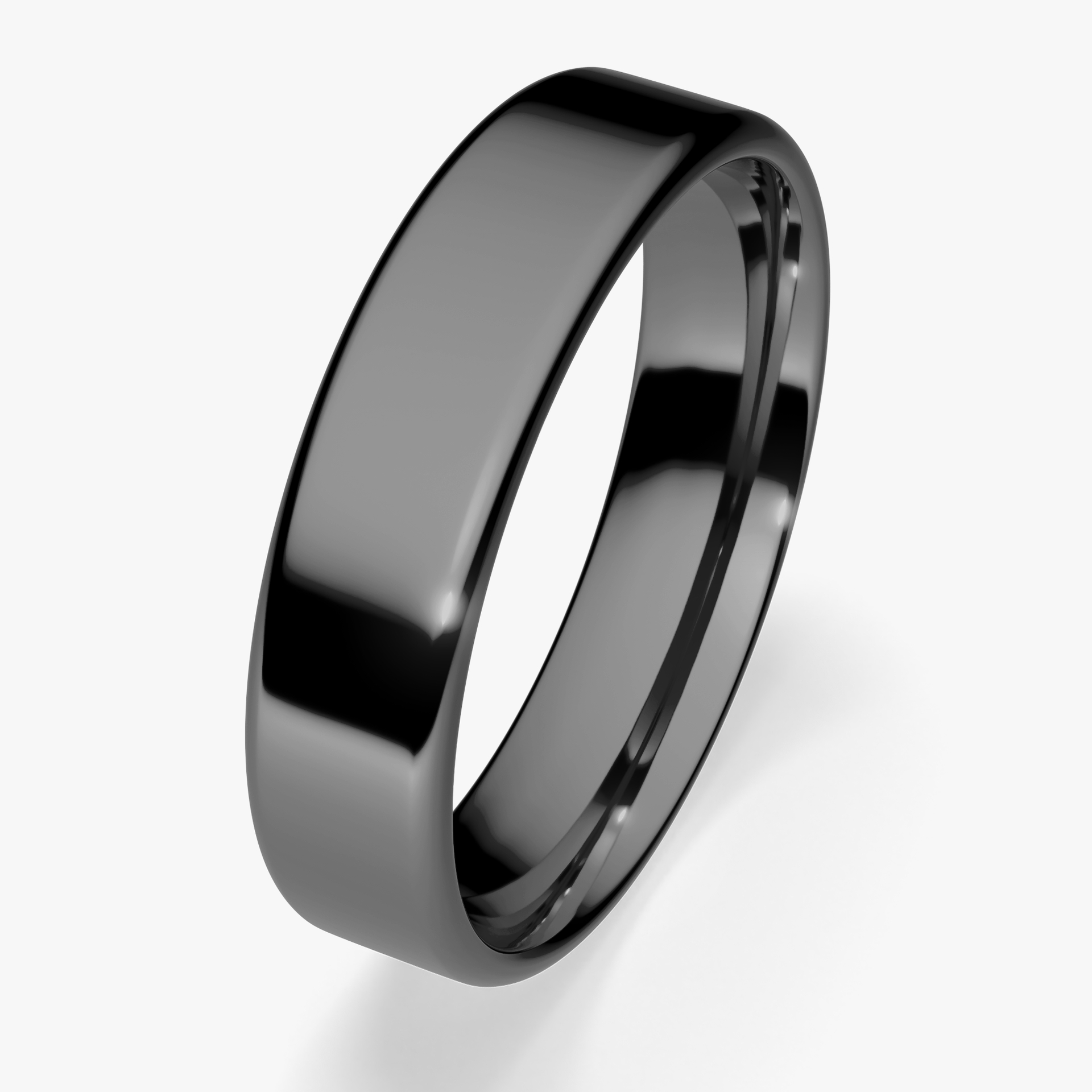 Obrączka ślubna Urban z czarnego złota 4,5mm