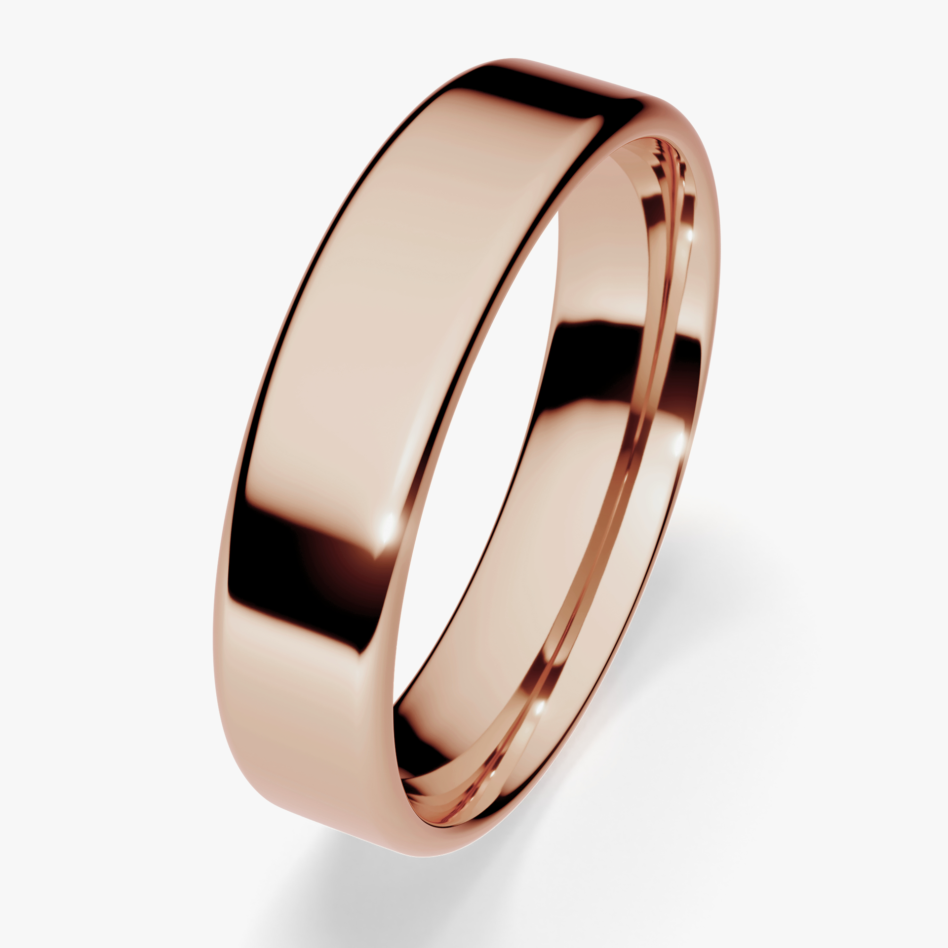Obrączka ślubna Urban z różowego złota 4,5mm