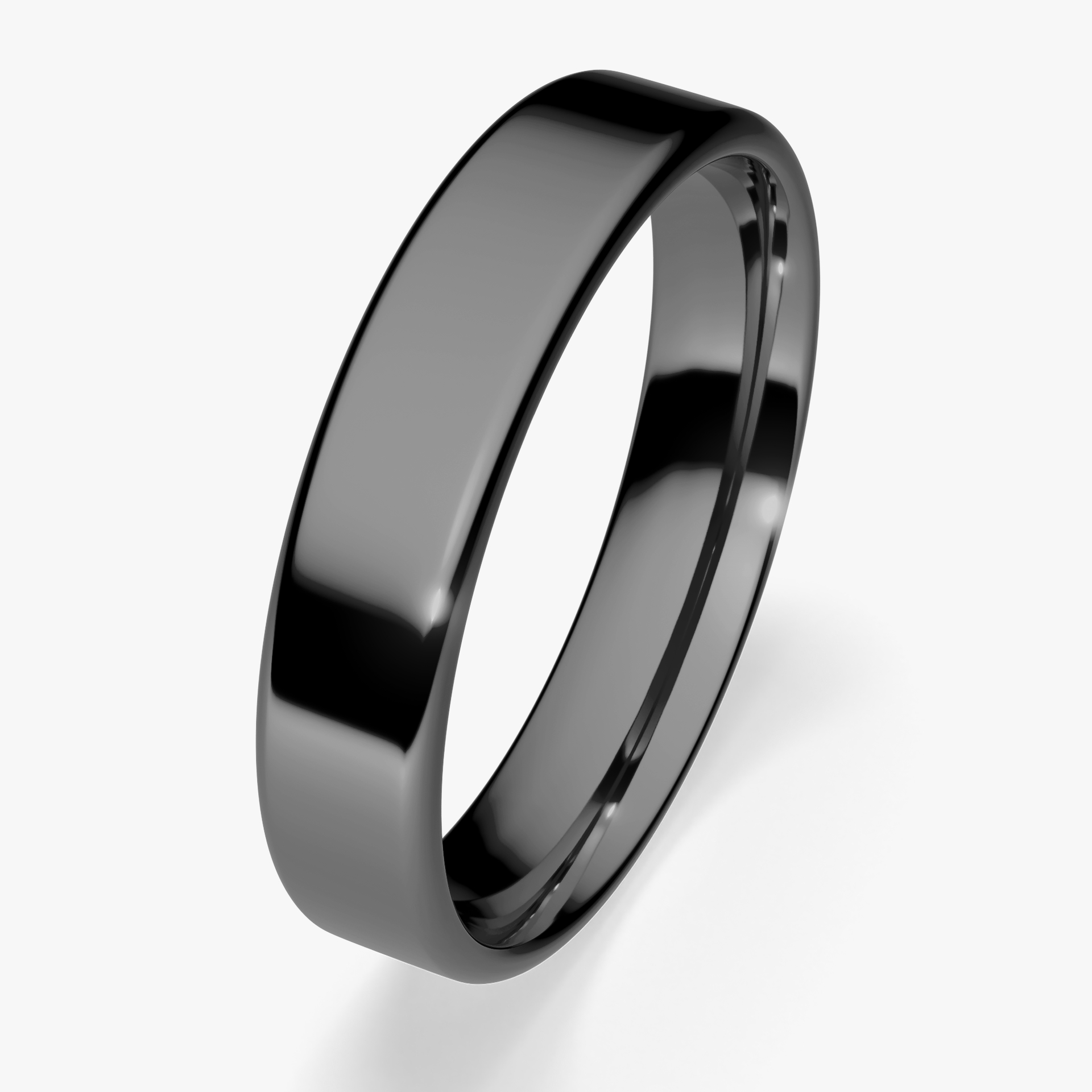 Obrączka ślubna Urban z czarnego złota 4mm