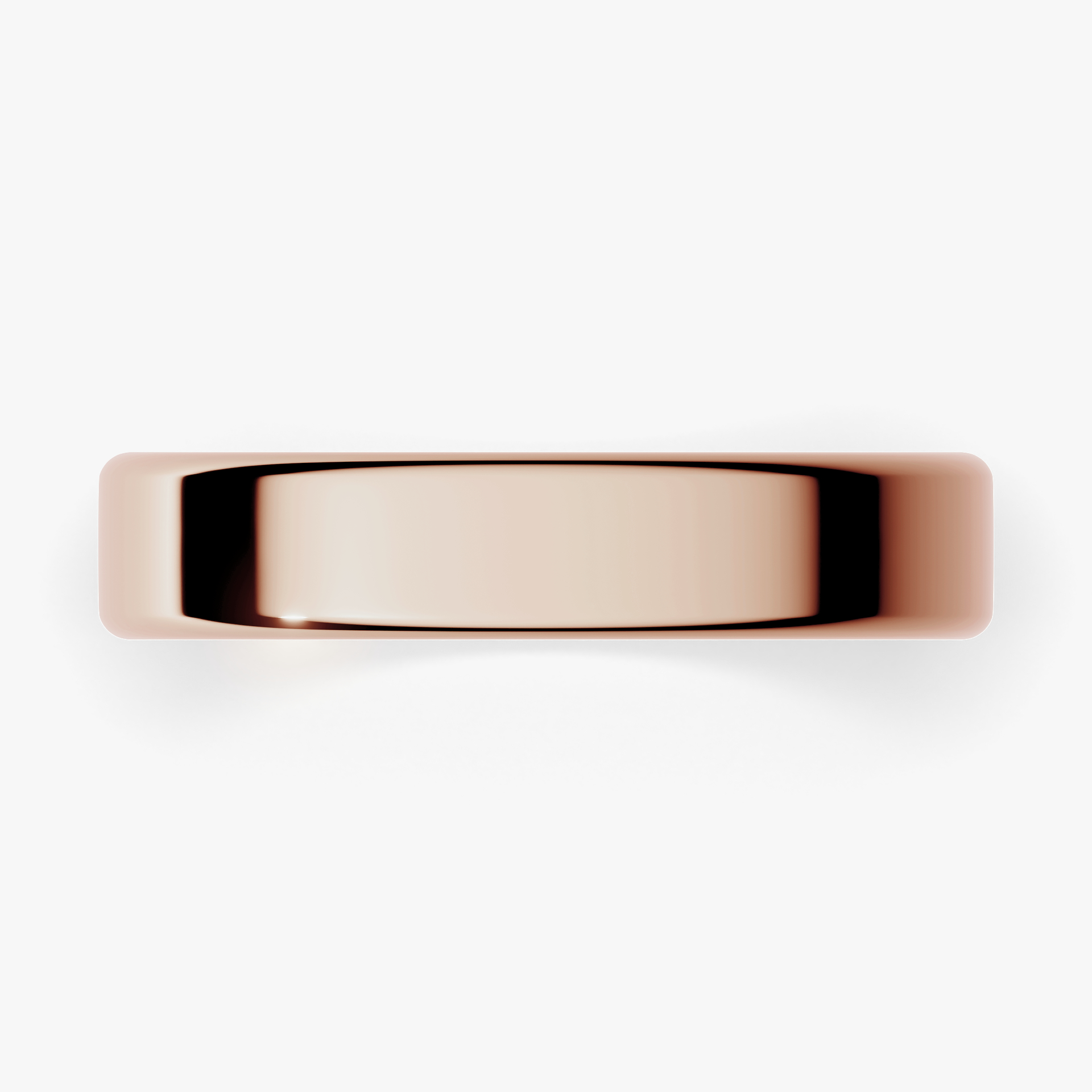 Obrączka ślubna Urban z różowego złota 4mm