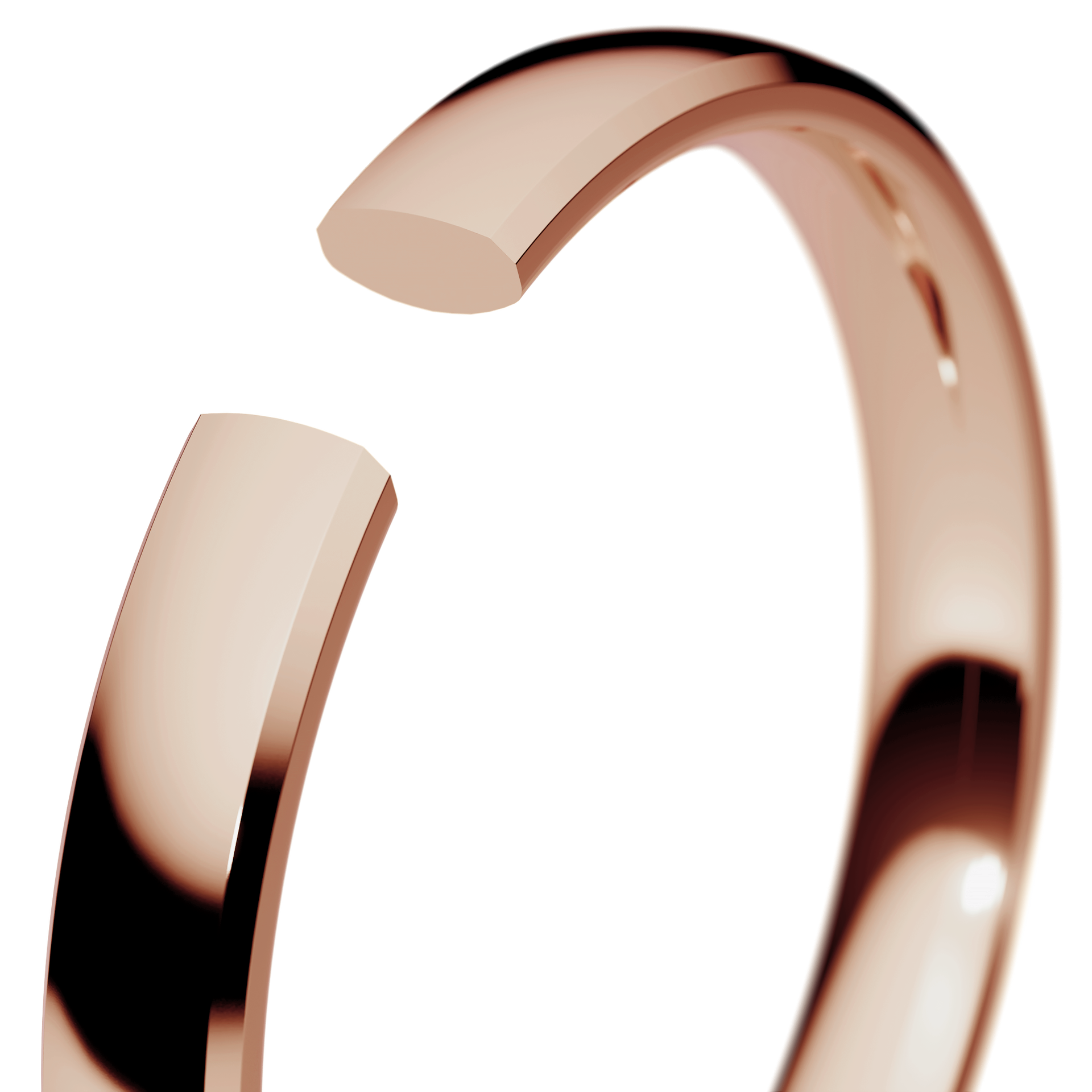 Obraczki slubne komfort 2 5 mm z rozowego zlota 05