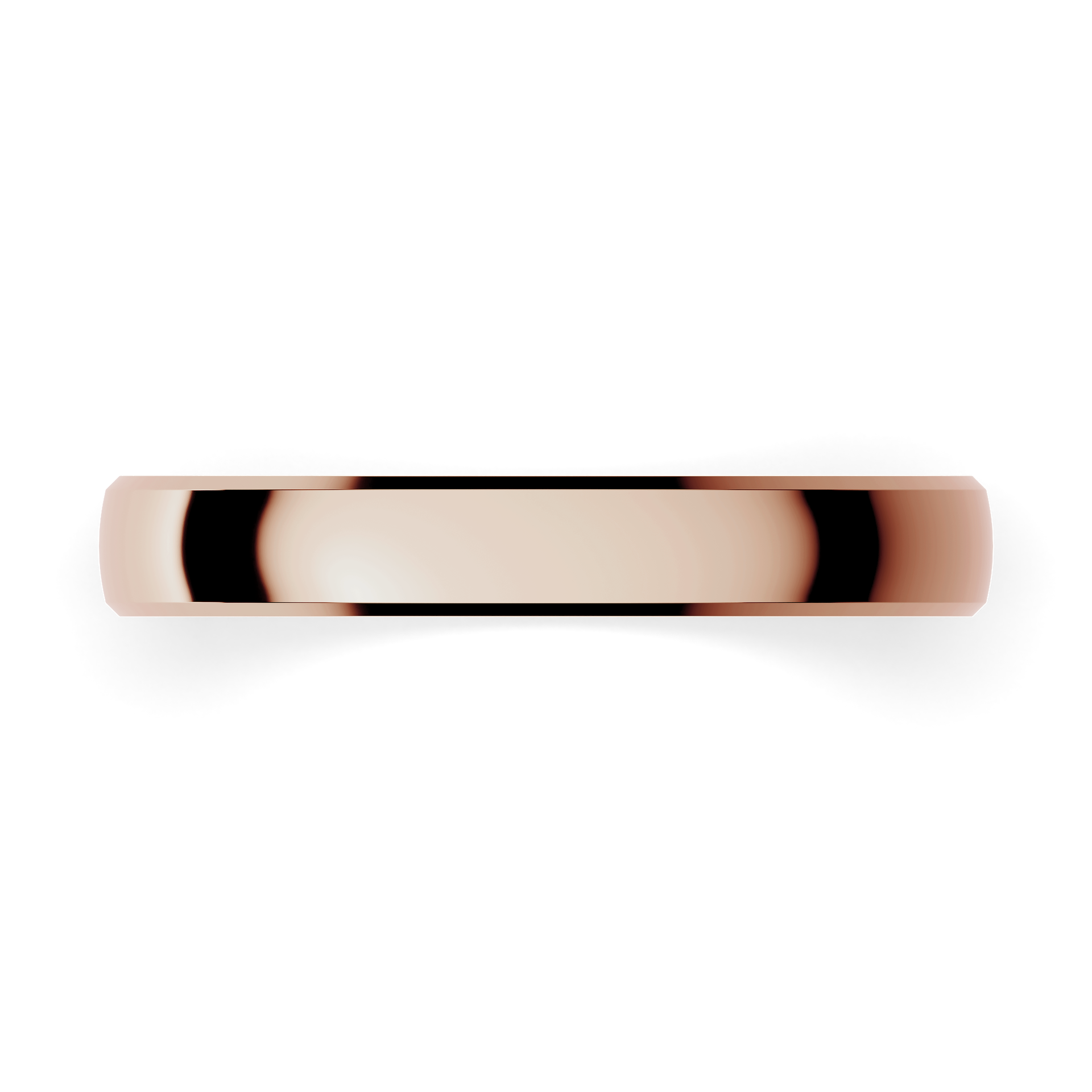 Obraczki slubne komfort 3 mm z rozowego zlota 04