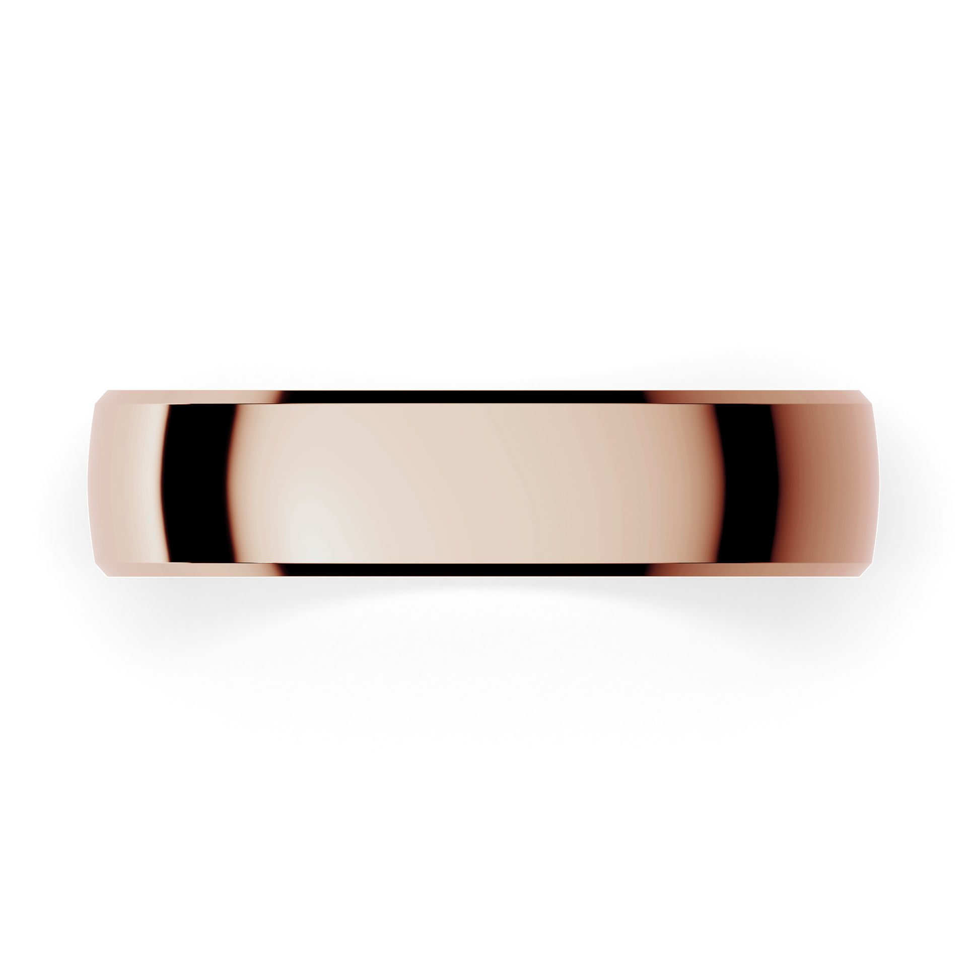 Obraczki slubne komfort 4 5 mm z rozowego zlota 04