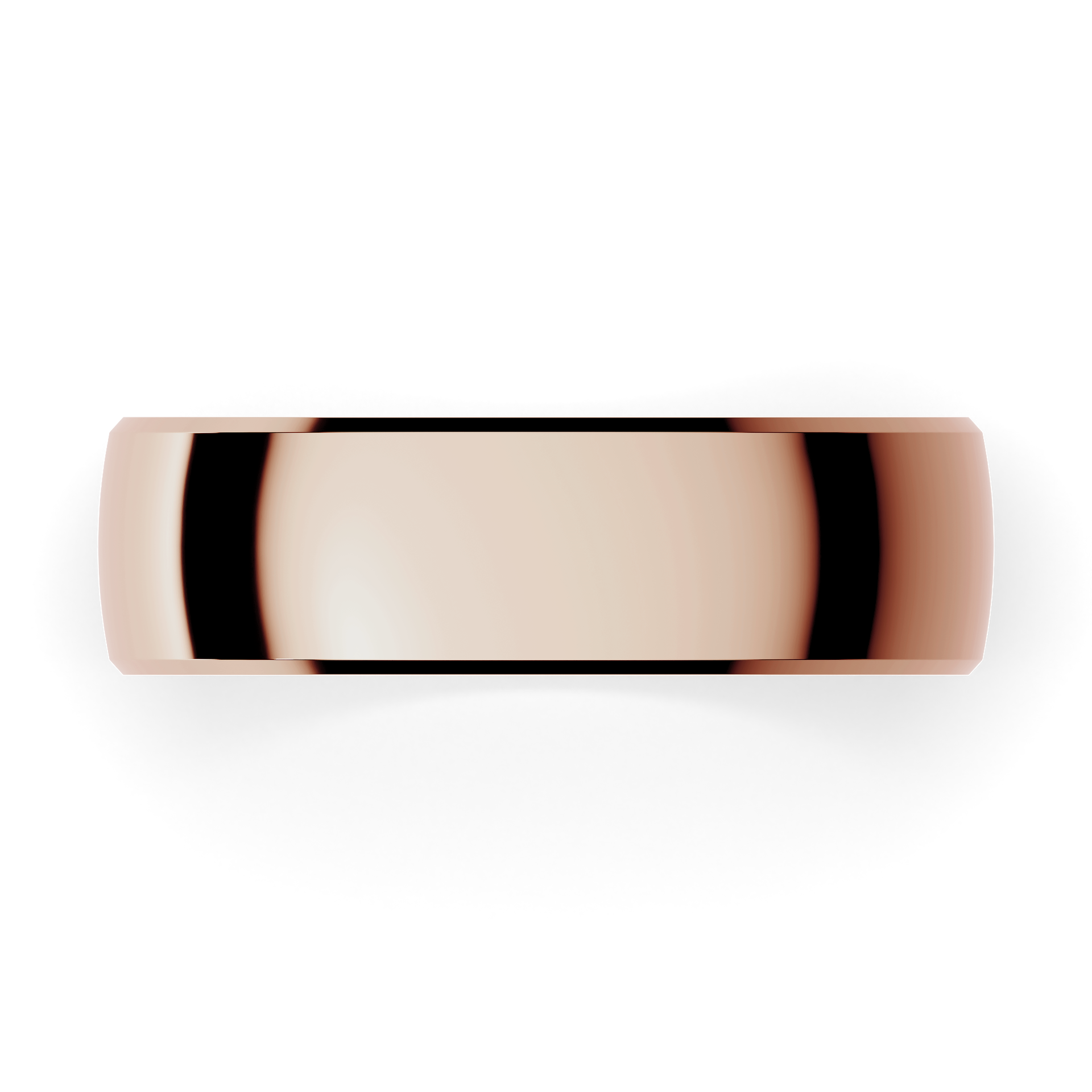 Obraczki slubne komfort 5 5 mm z rozowego zlota 04